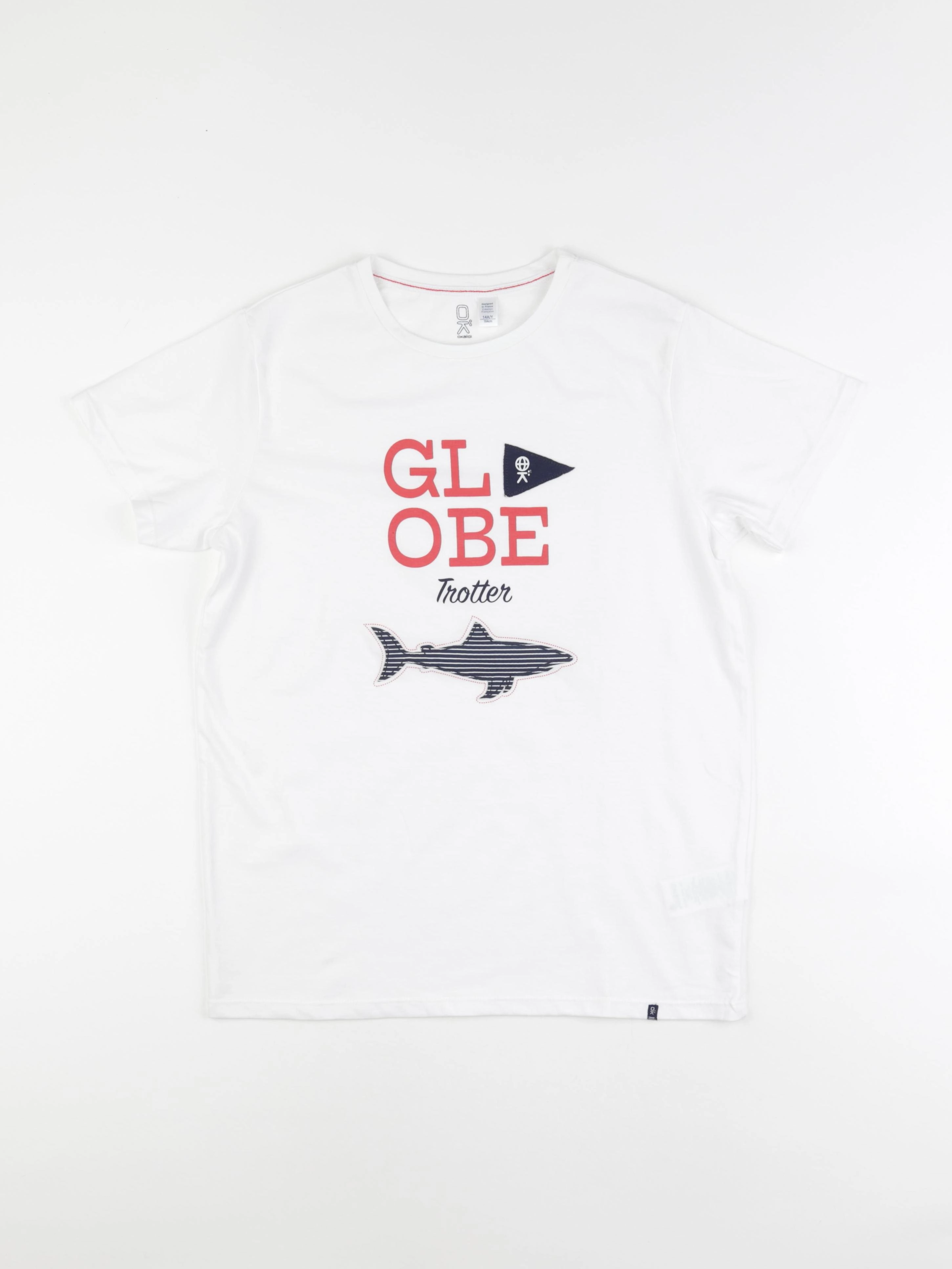 Okaidi - tee-shirt blanc - 14 ans