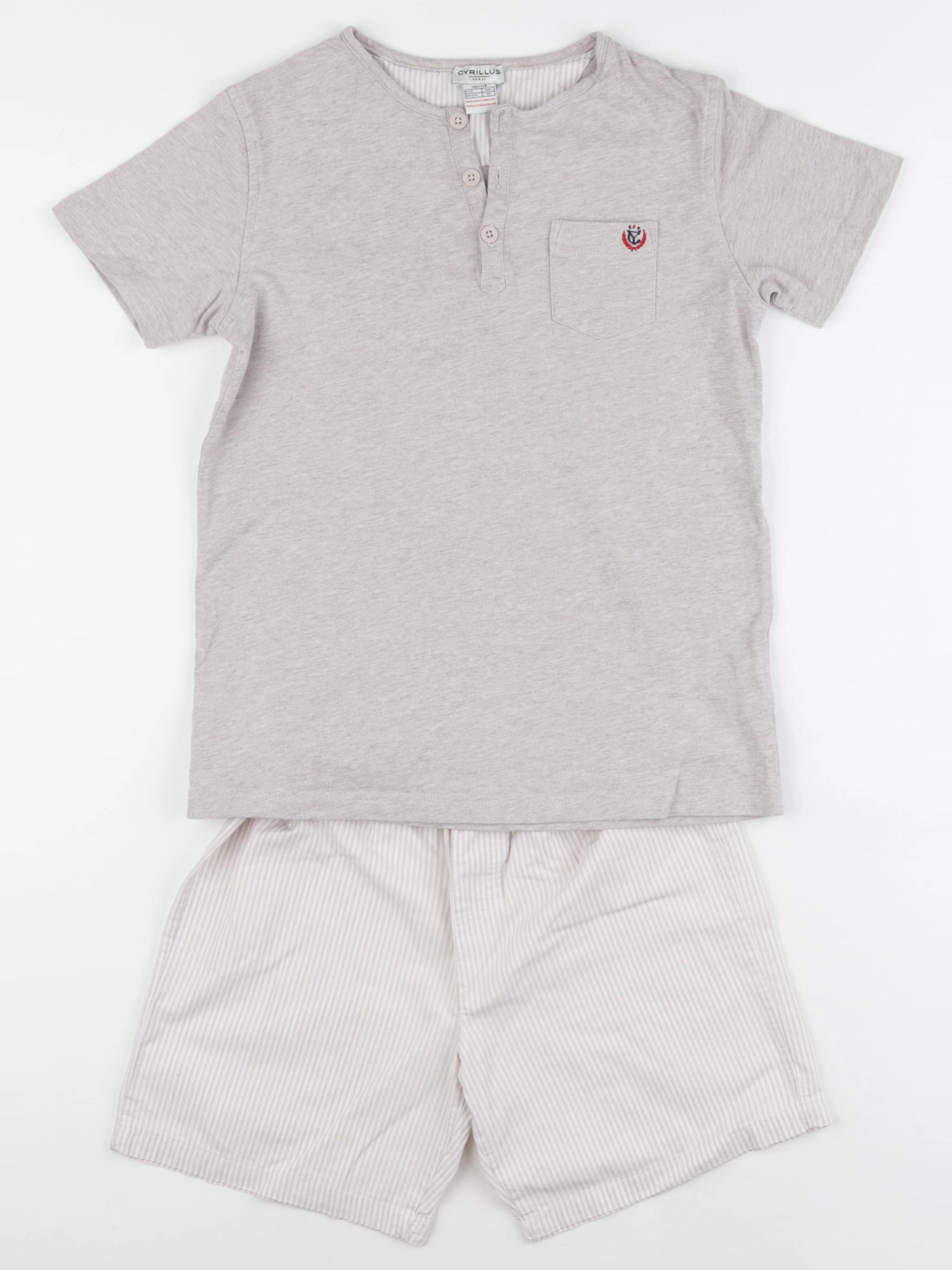 Cyrillus - pyjama coton beige - 14 ans