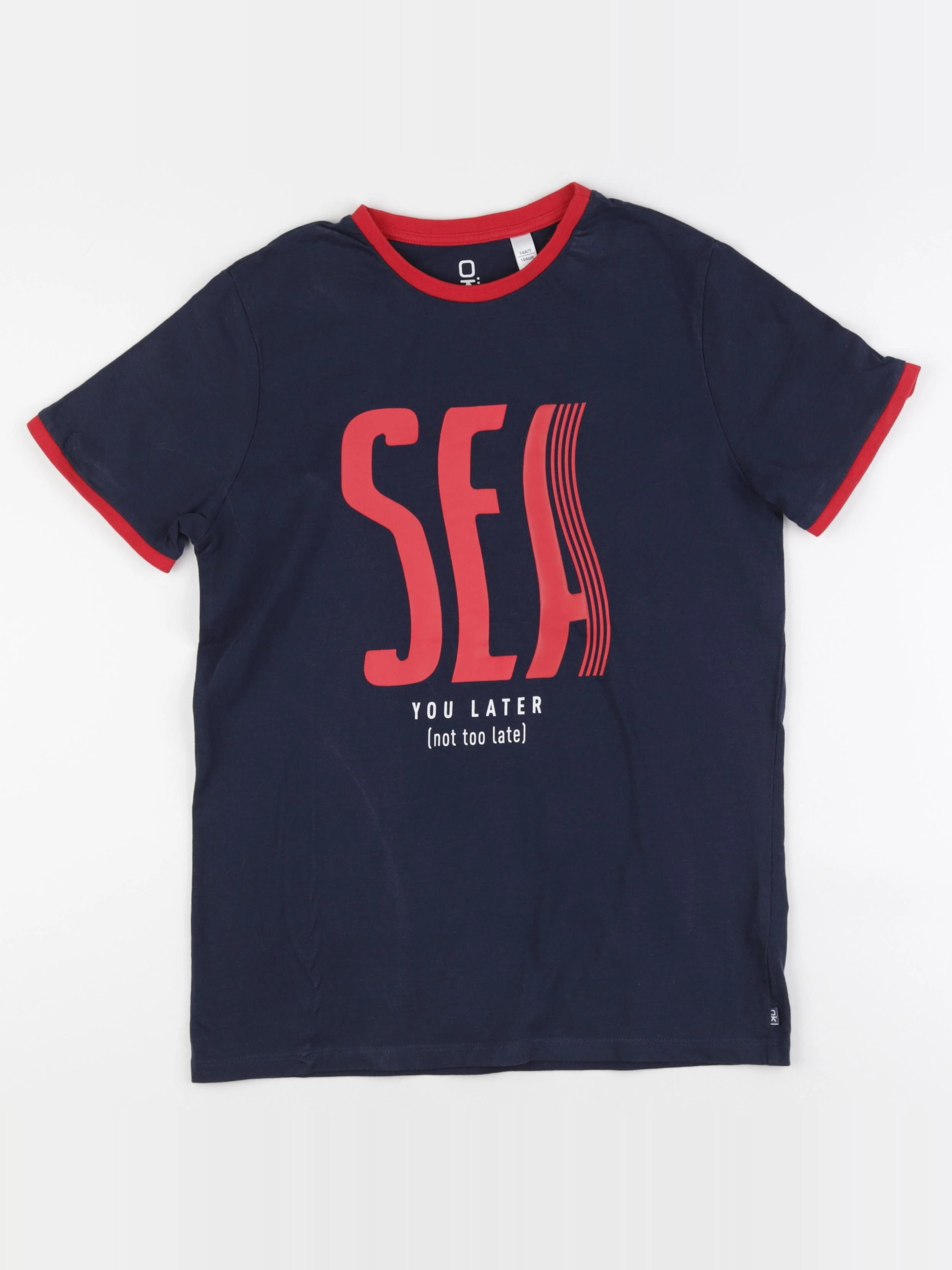 Okaidi - tee-shirt bleu - 14 ans