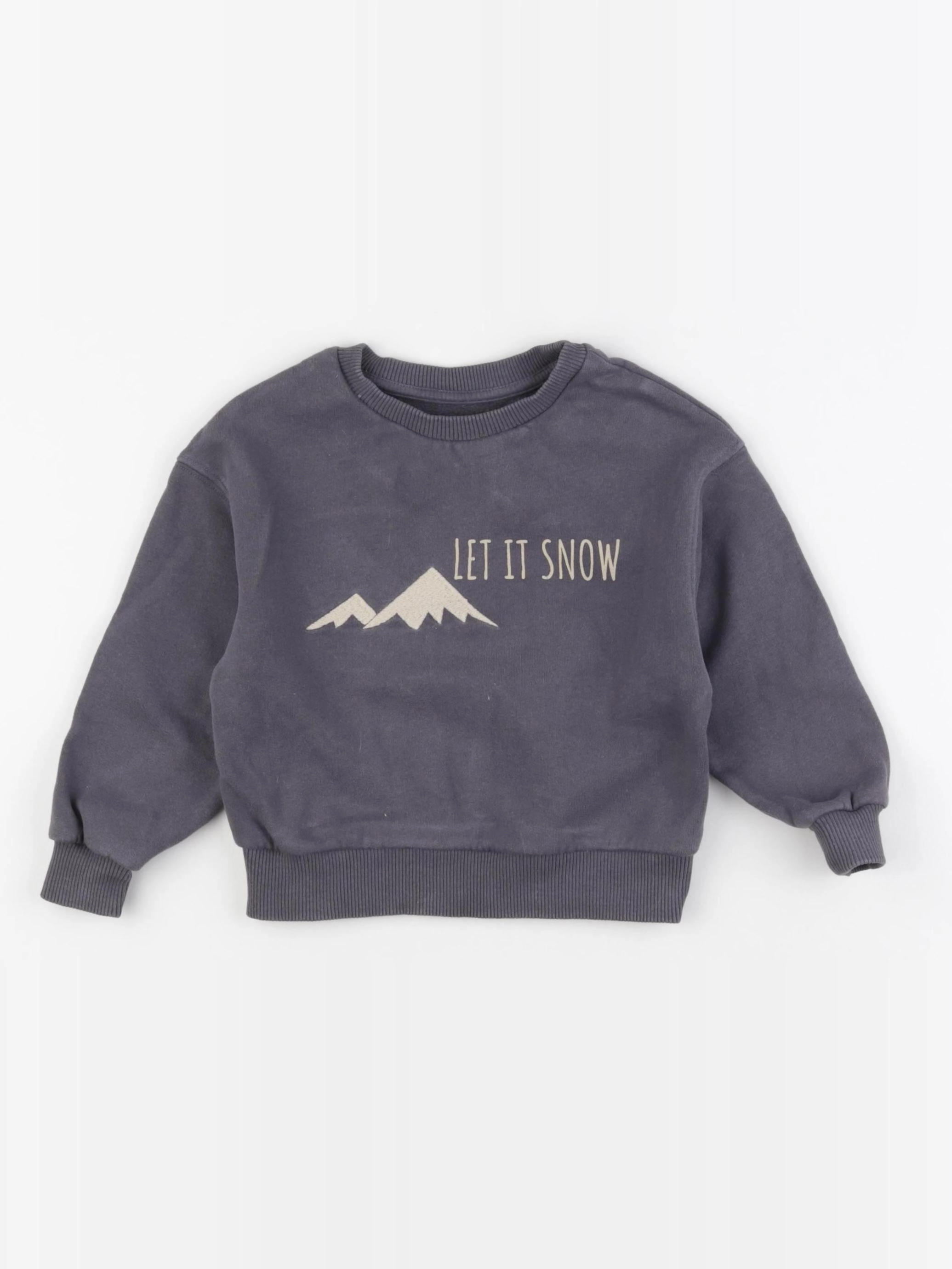 Frangin Frangine - sweat gris - 2 ans