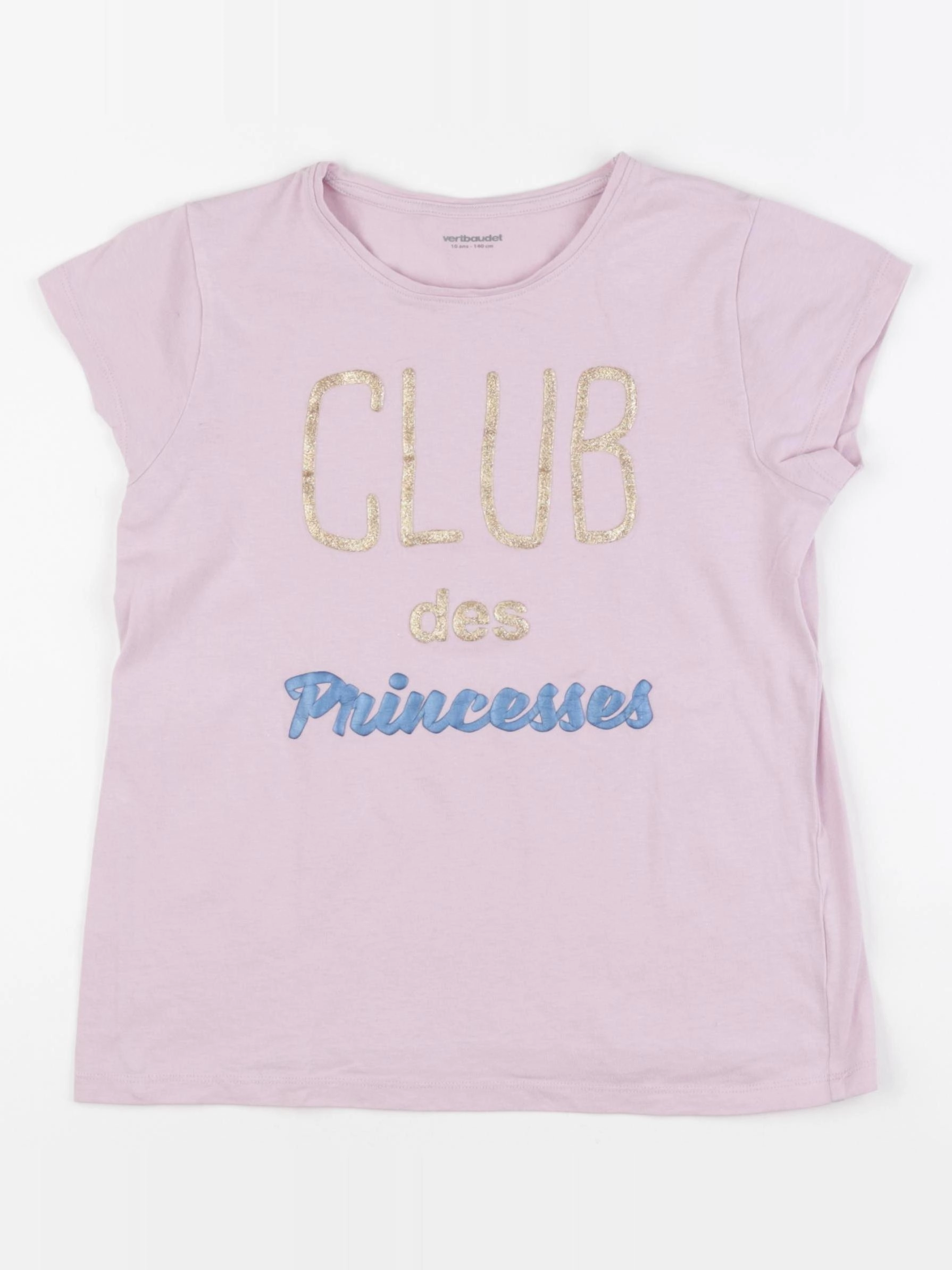 Vertbaudet - tee-shirt violet - 10 ans