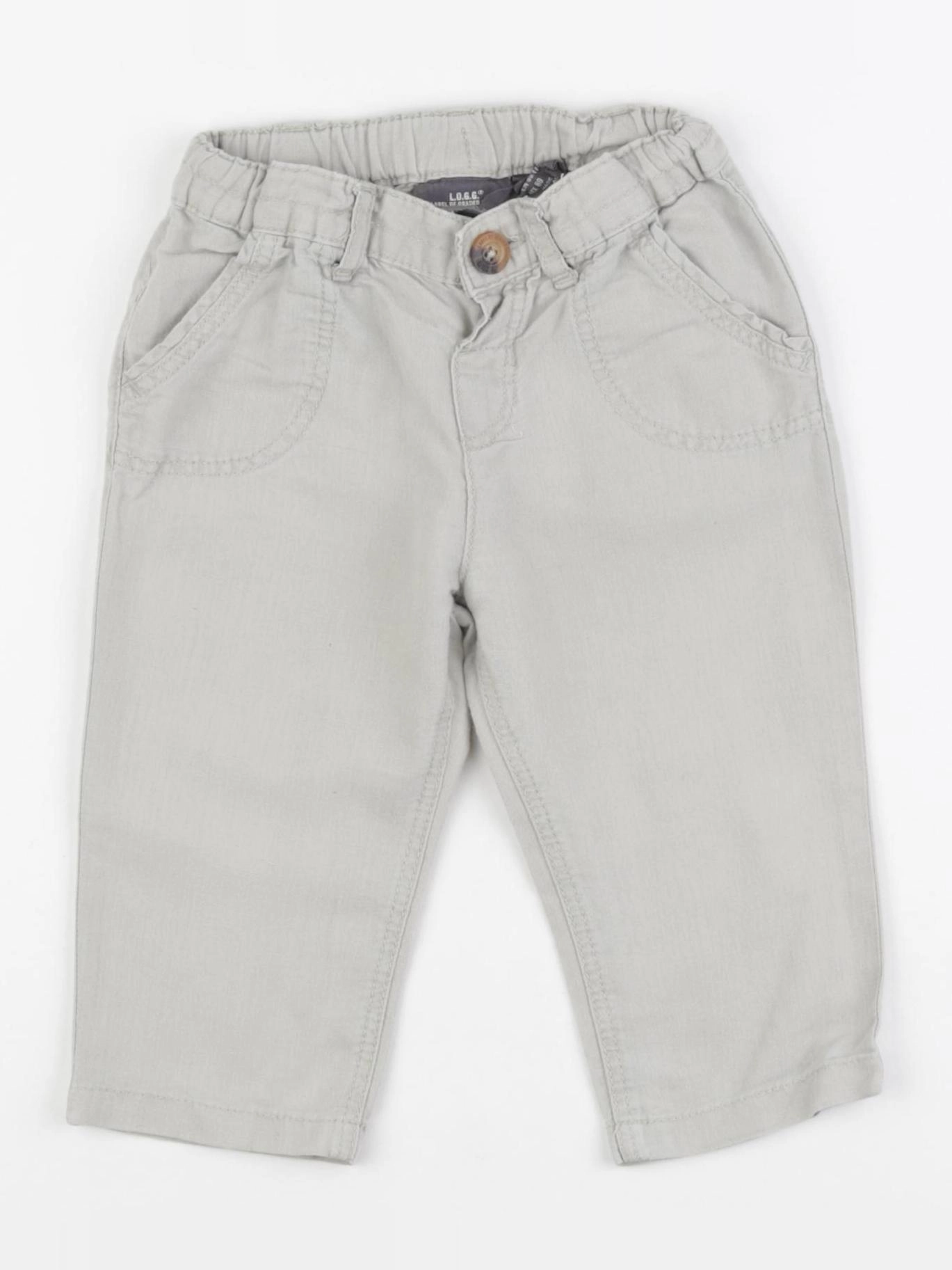 H&M - pantalon vert - 9/12 mois