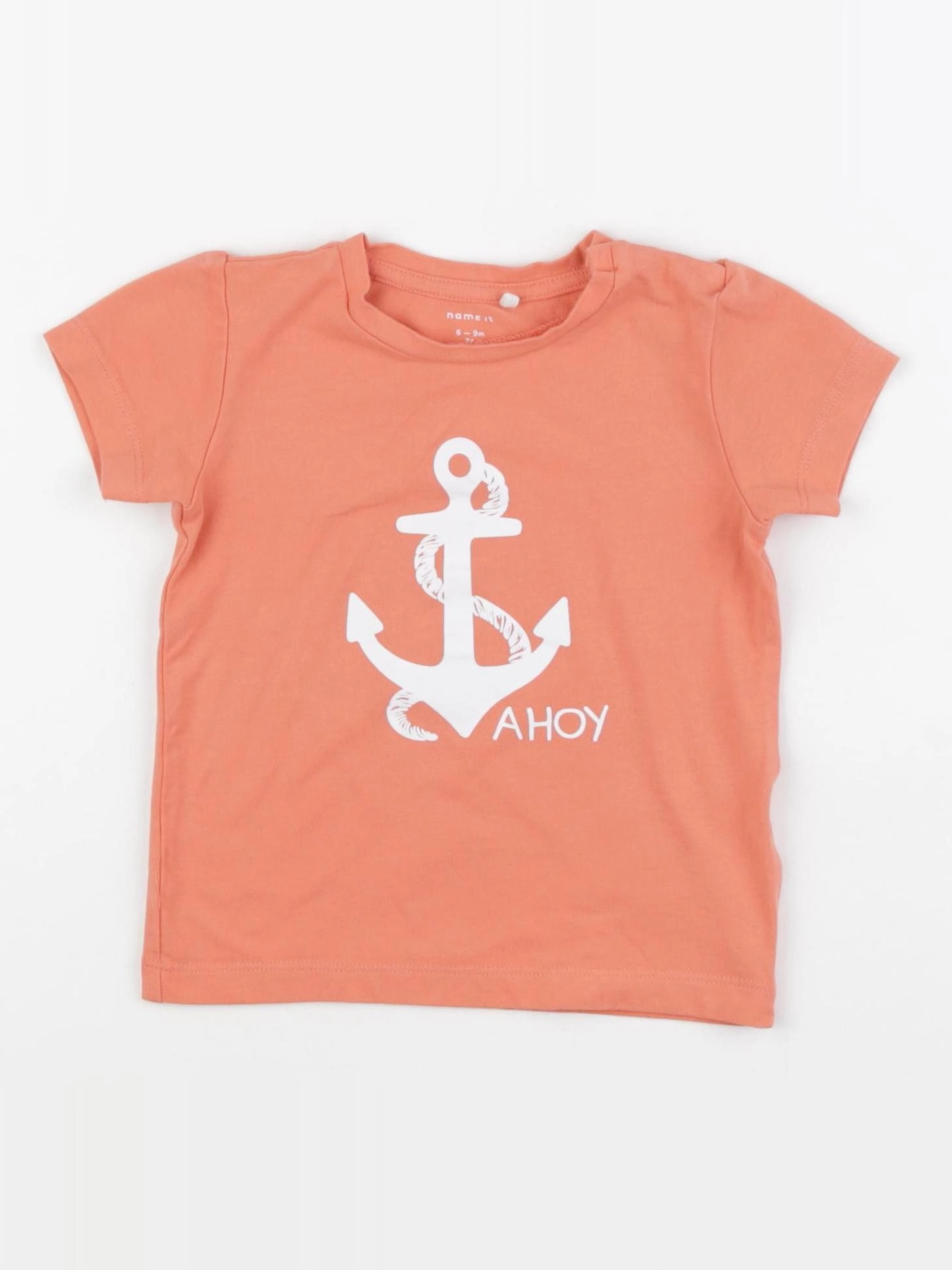 Name it - tee-shirt orange - 6/9 mois