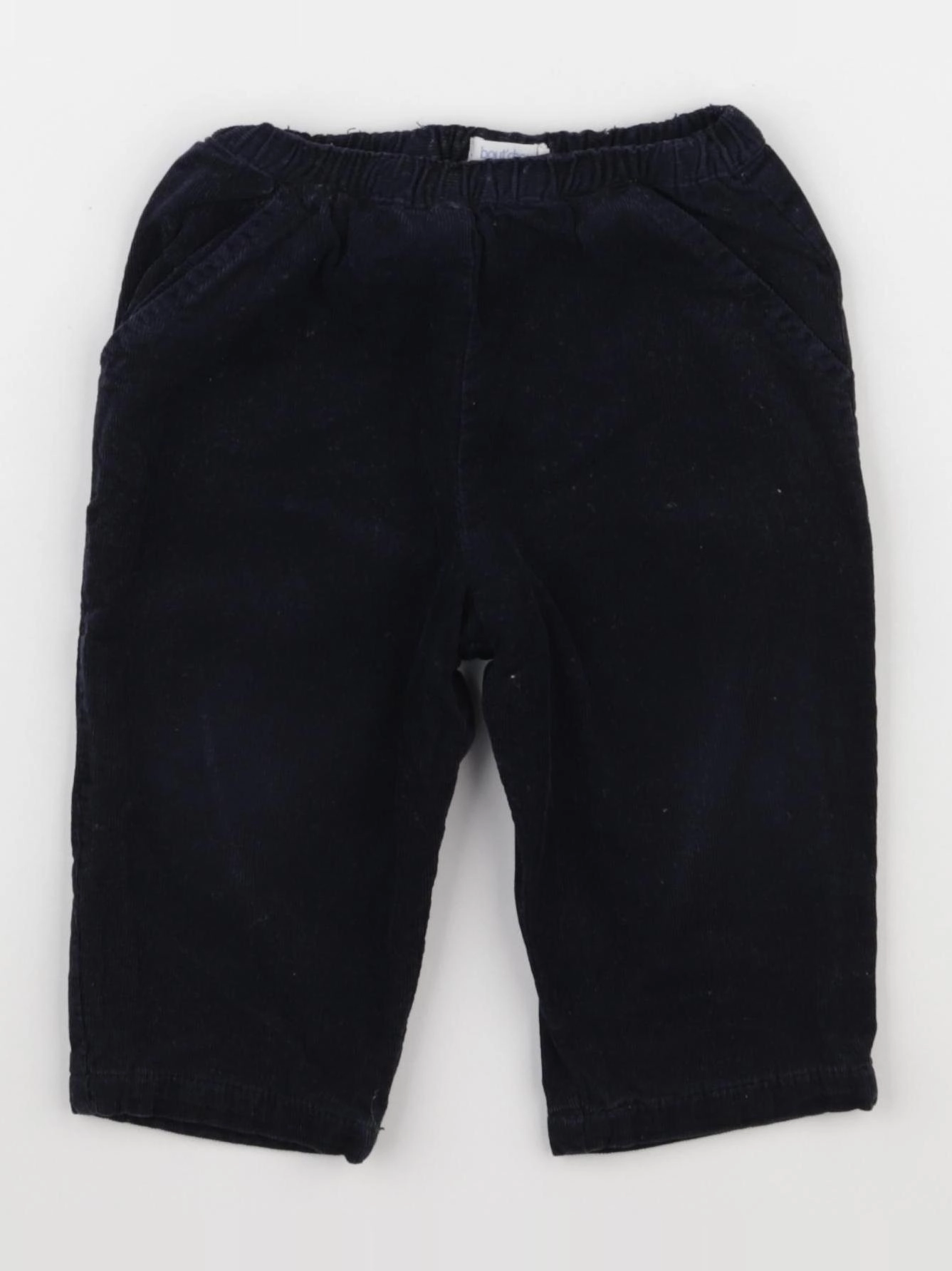 Boutchou - pantalon doublé bleu - 6 mois