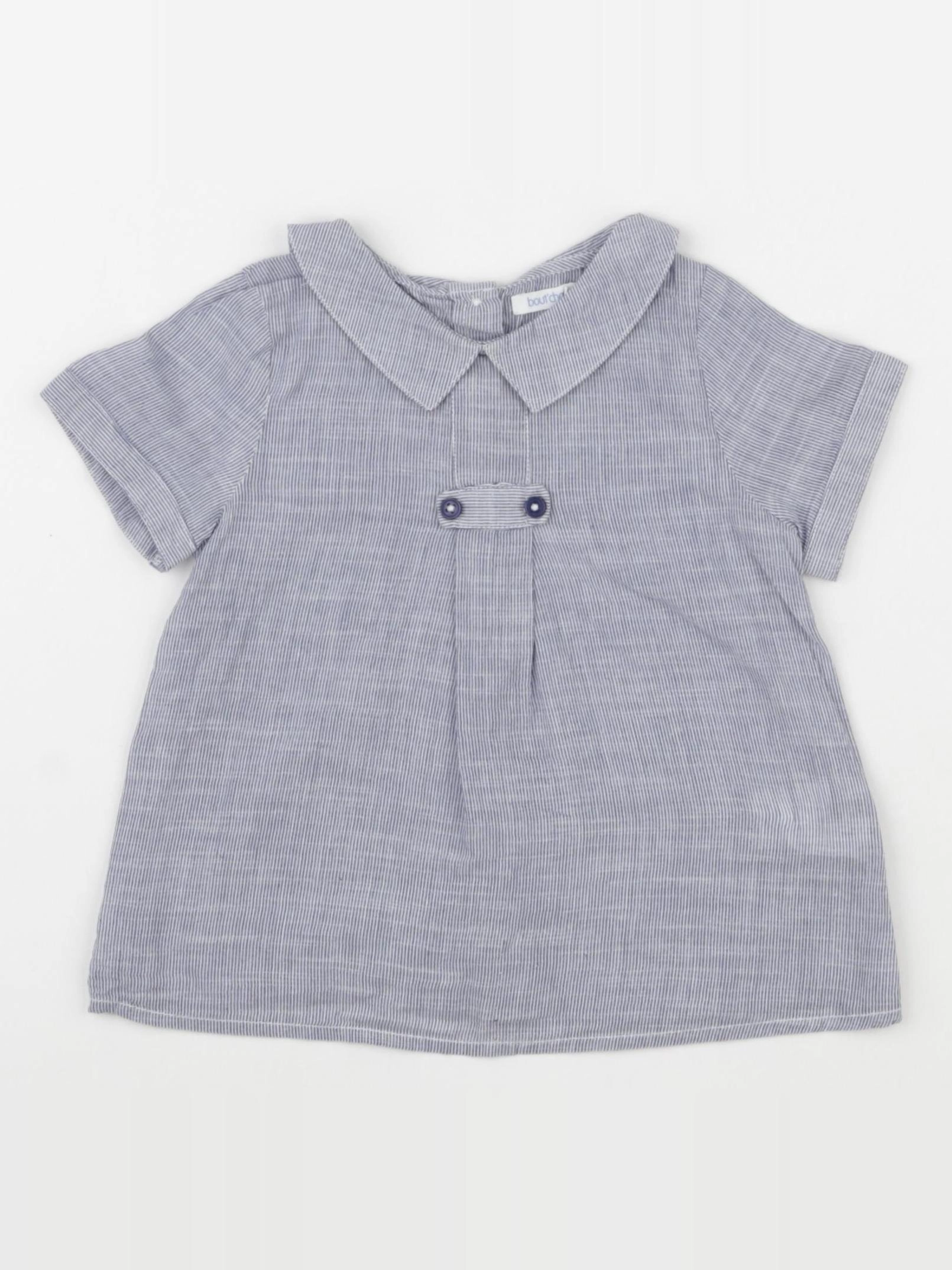 Boutchou - blouse bleu - 18 mois