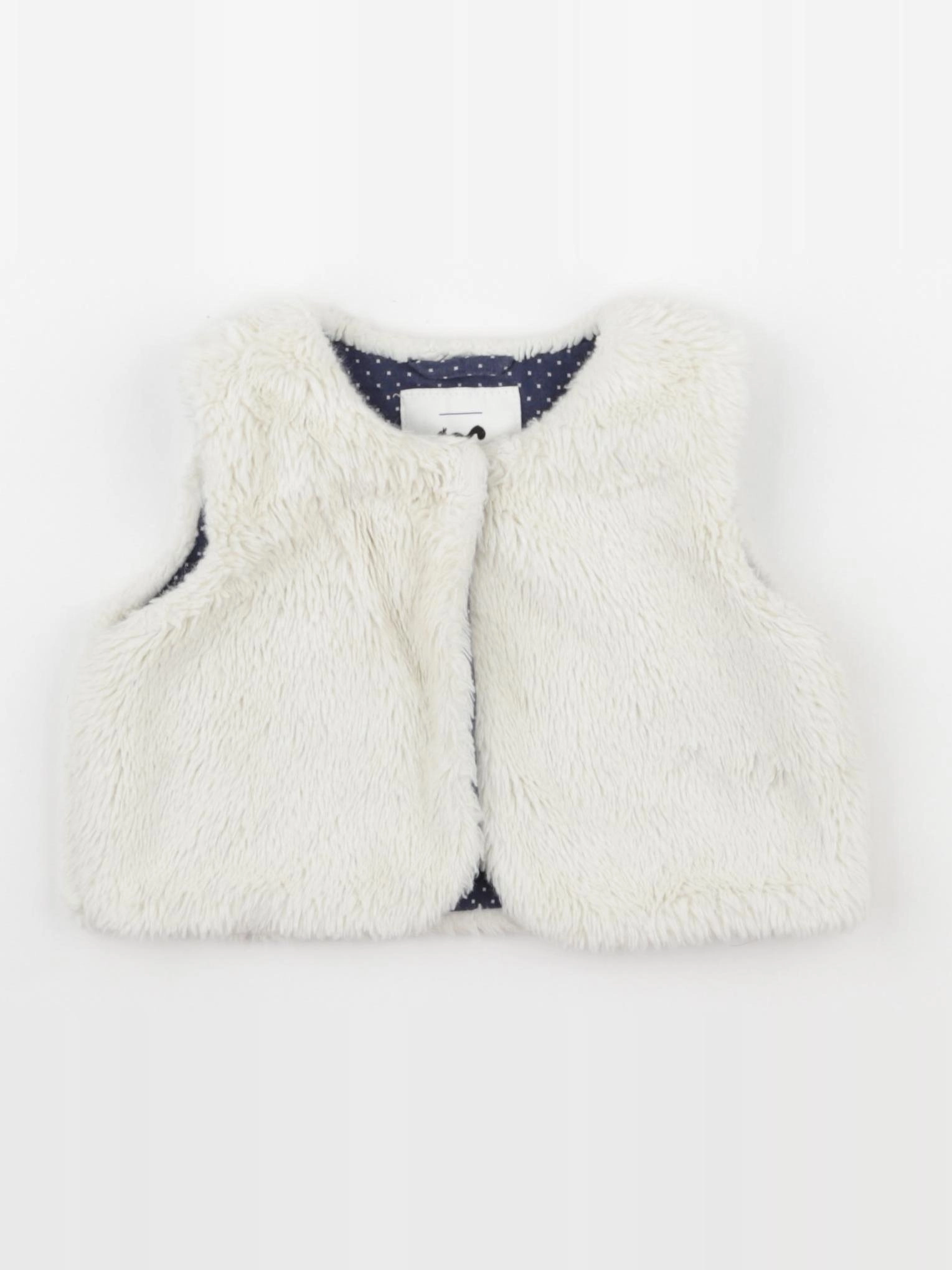 Cyrillus - gilet blanc - 18 mois