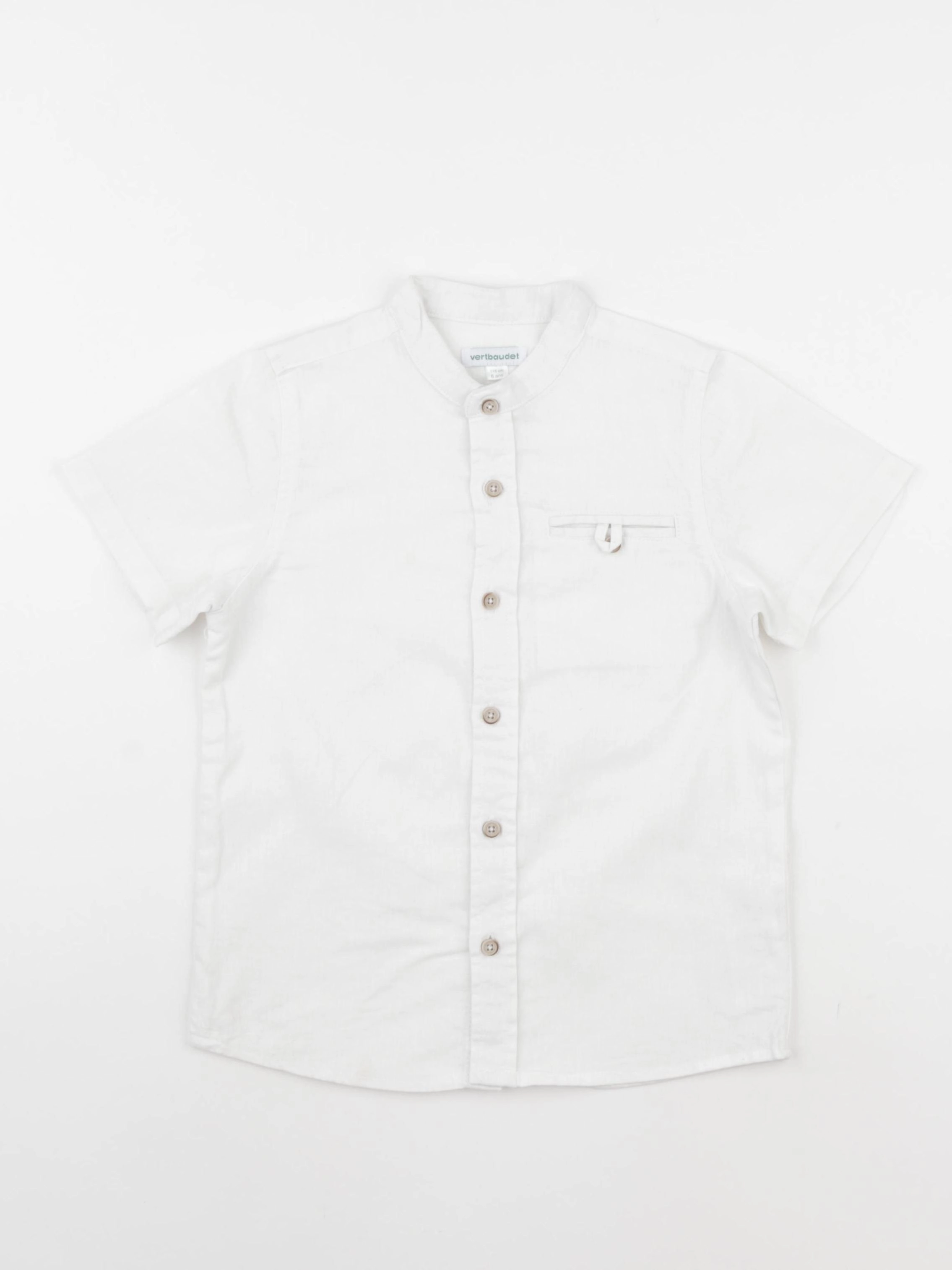 Vertbaudet - chemise blanc - 6 ans