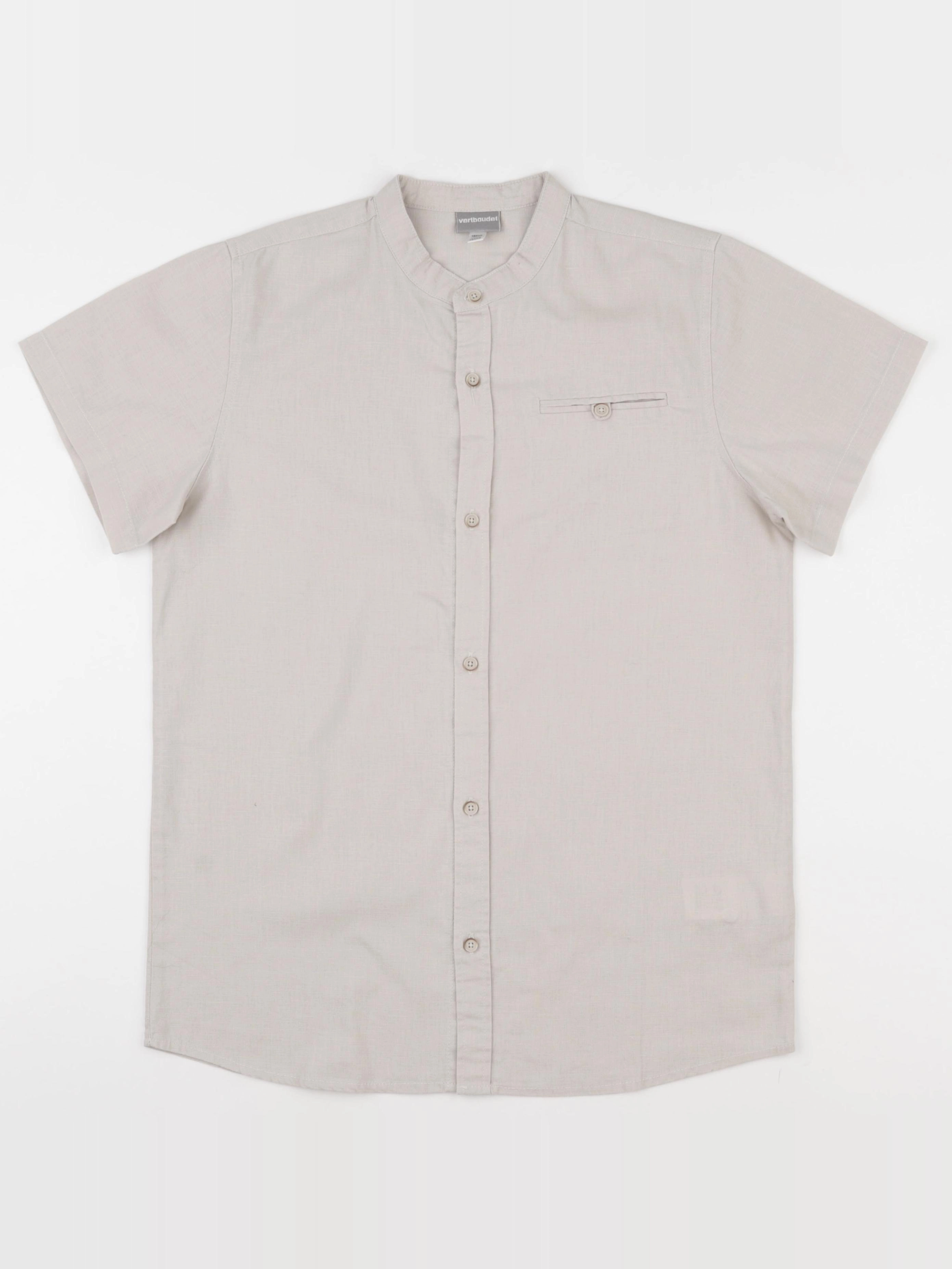 Vertbaudet - chemise beige - 14 ans