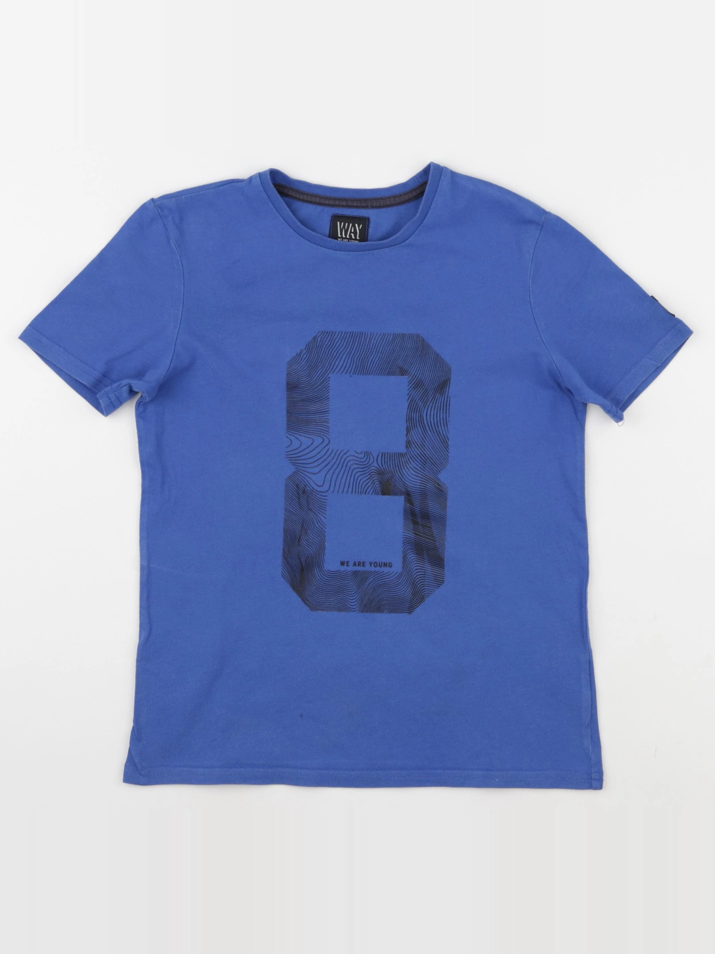 IKKS - tee-shirt bleu - 10 ans