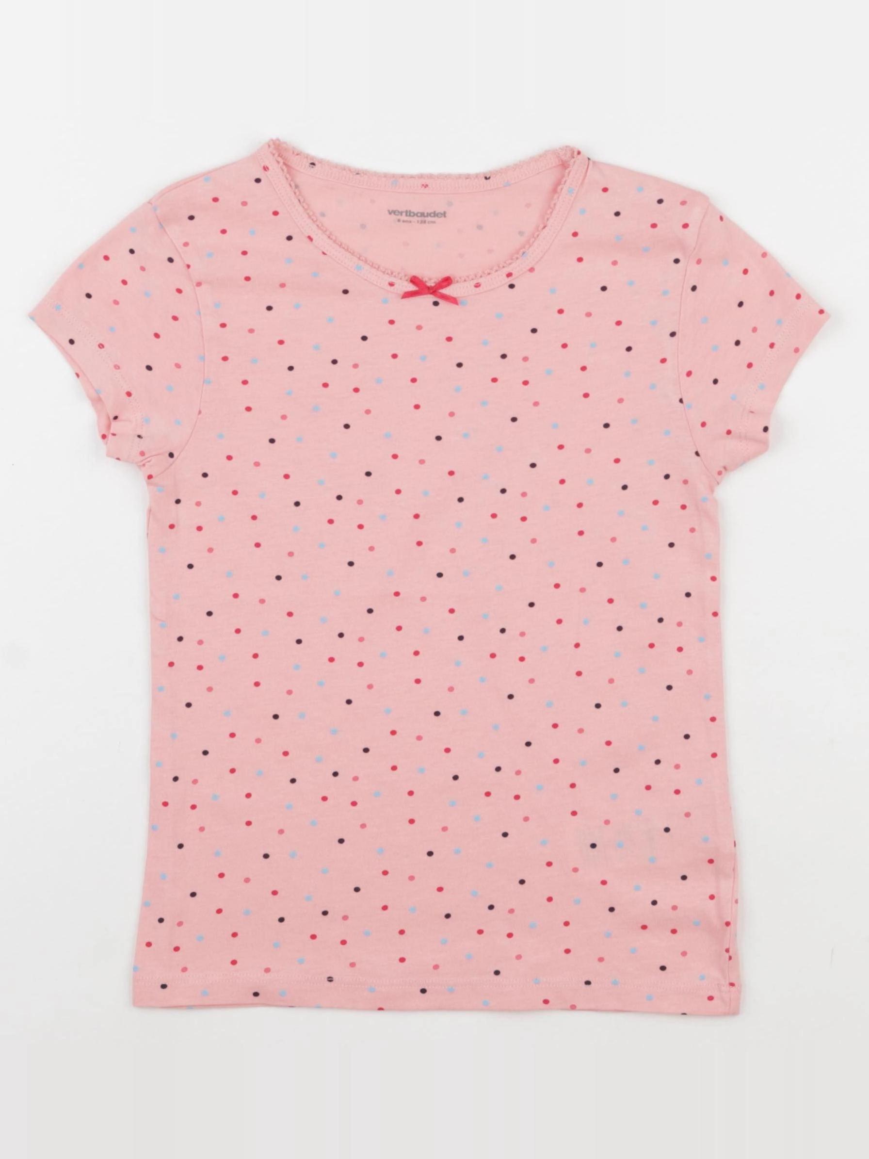 Vertbaudet - maillot de corps rose - 8 ans