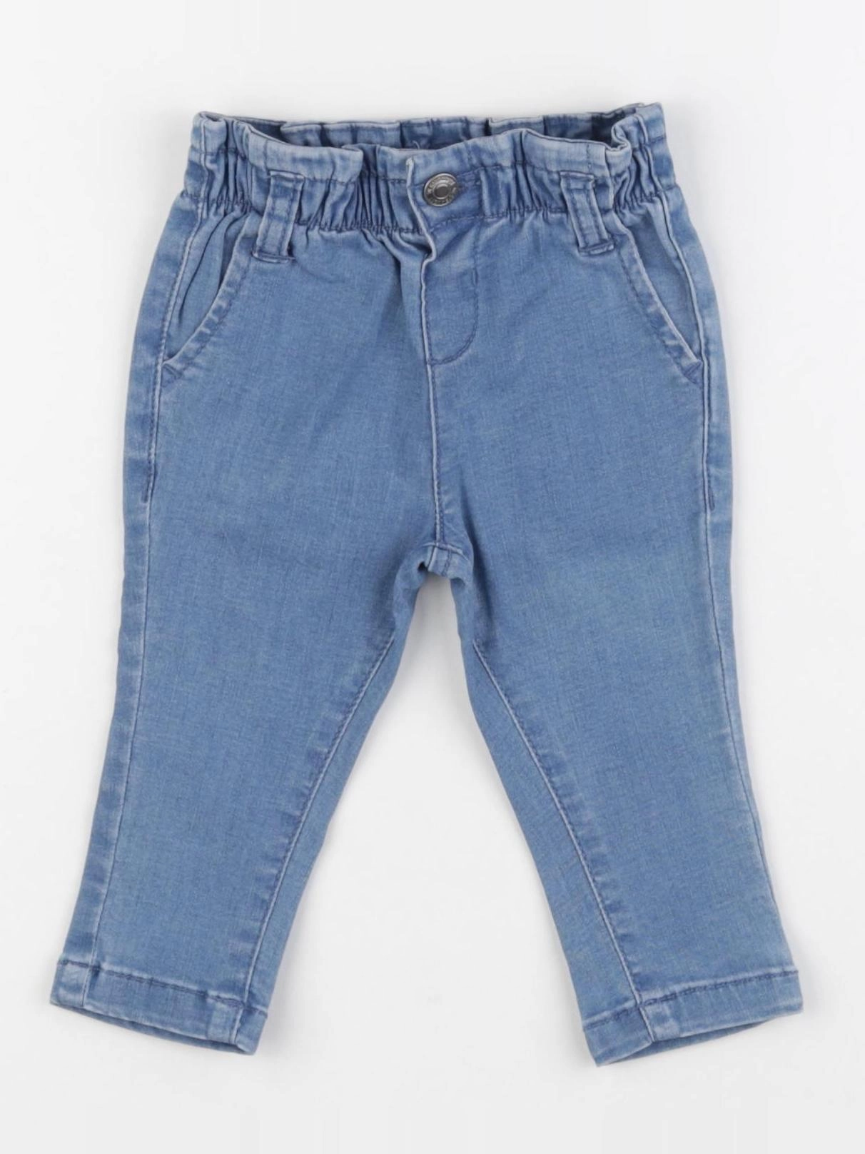 Vertbaudet - jegging bleu - 3 mois