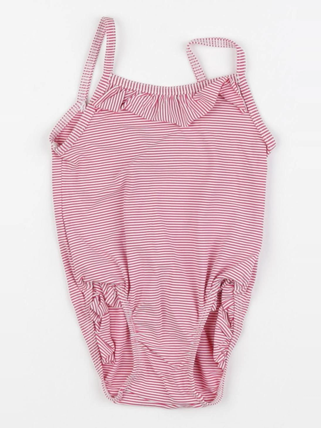Petit Bateau - maillot de bain rouge, blanc - 12 mois