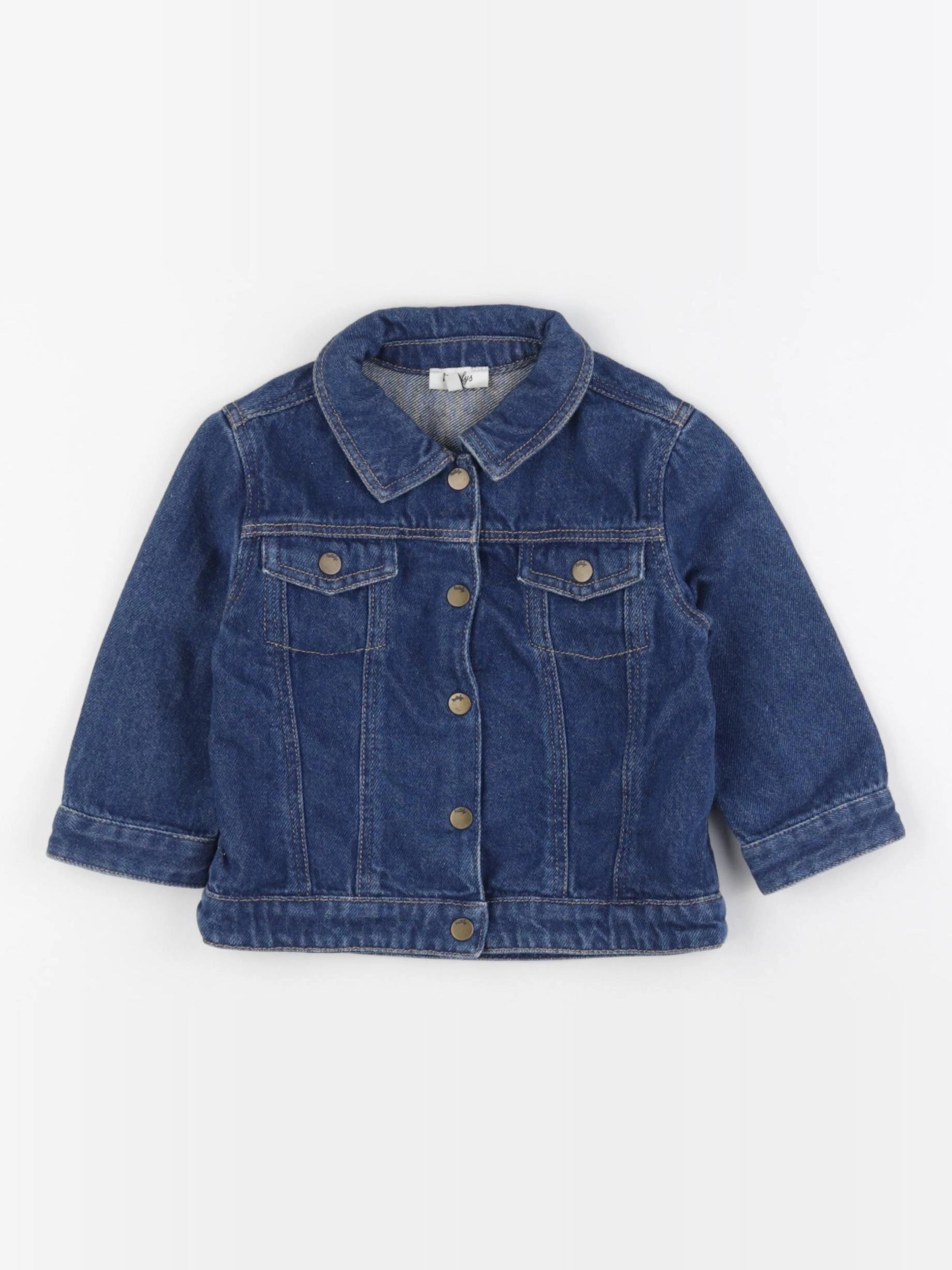 Natalys - veste bleu - 12 mois