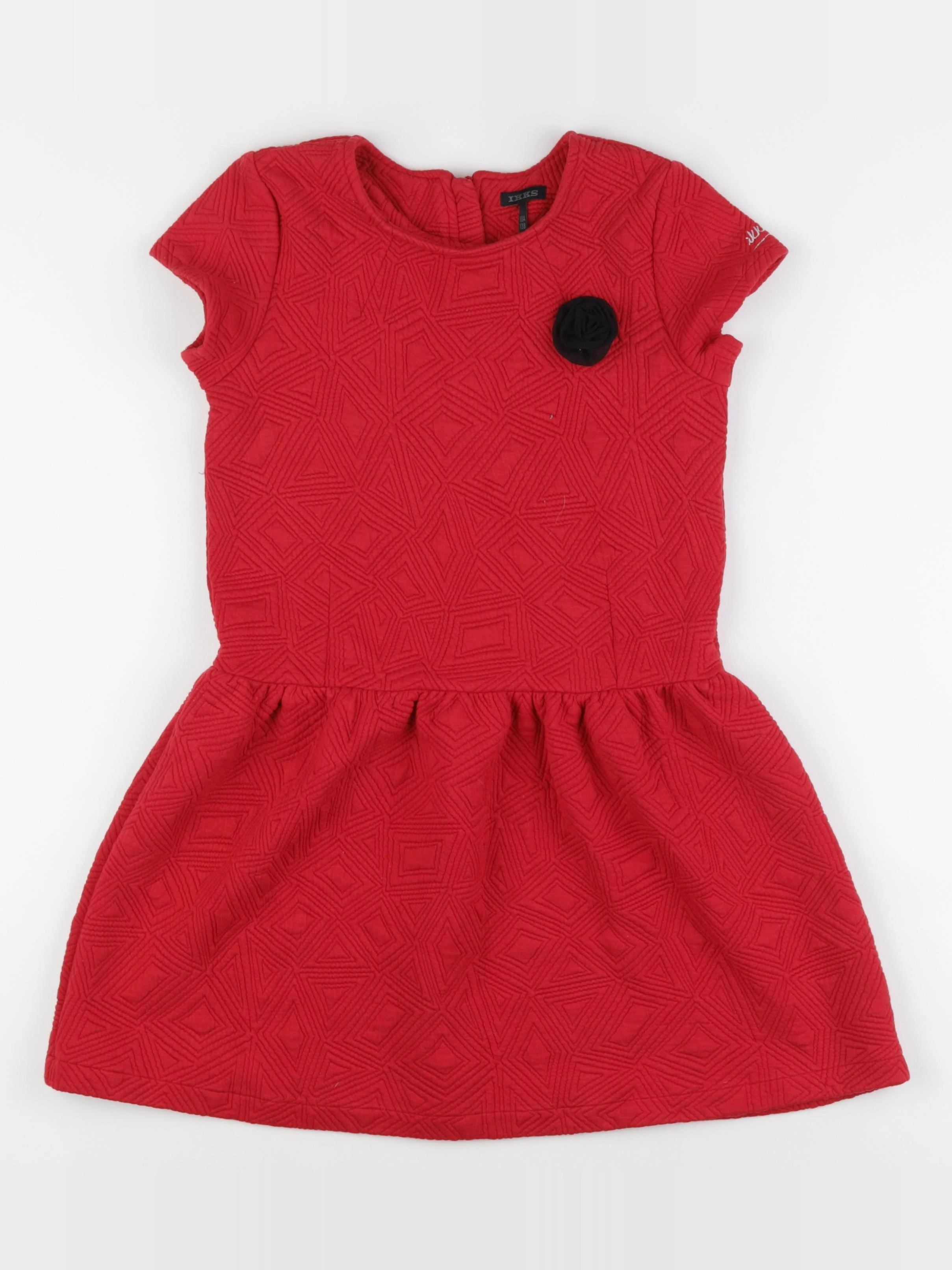 IKKS - robe rouge - 10 ans
