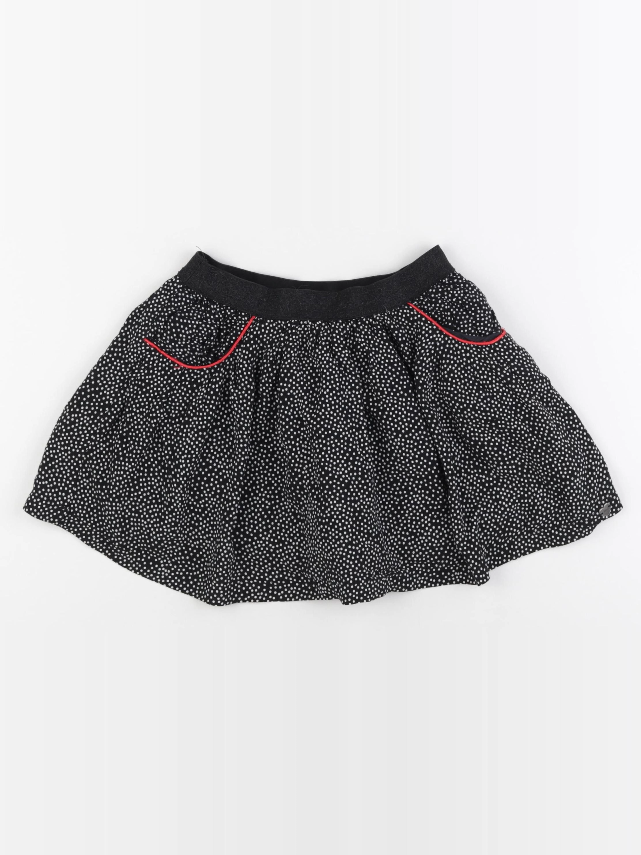 IKKS - jupe noir, blanc - 8 ans