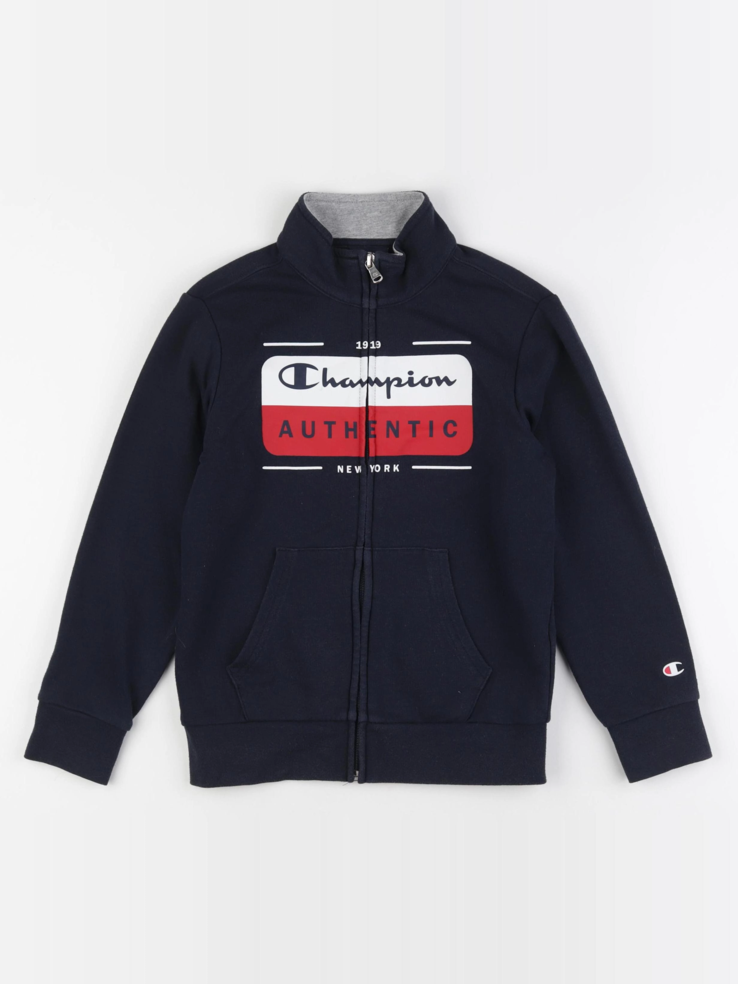 Champion  - sweat bleu - 7/8 ans