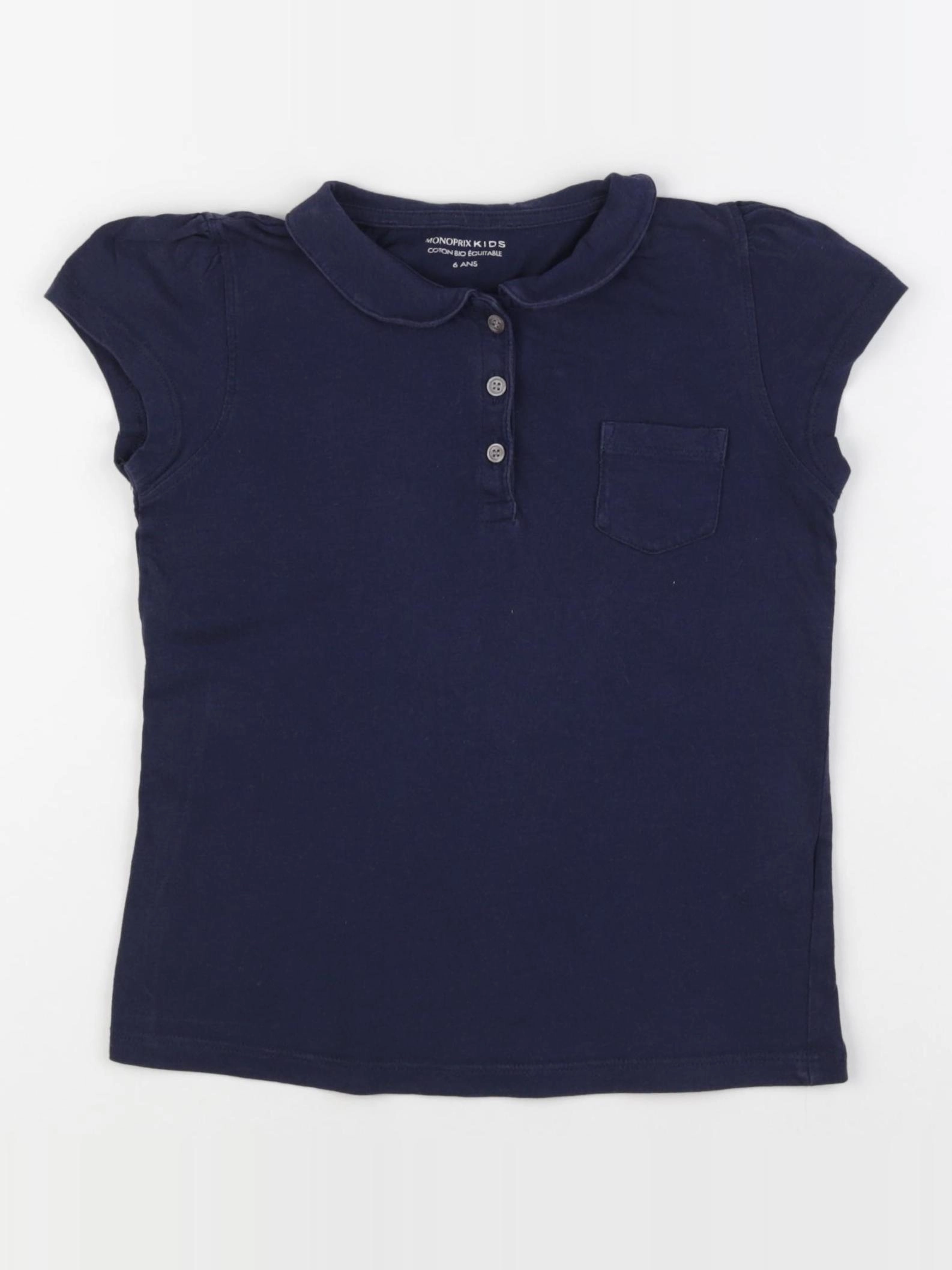 Monoprix - tee-shirt bleu - 6 ans