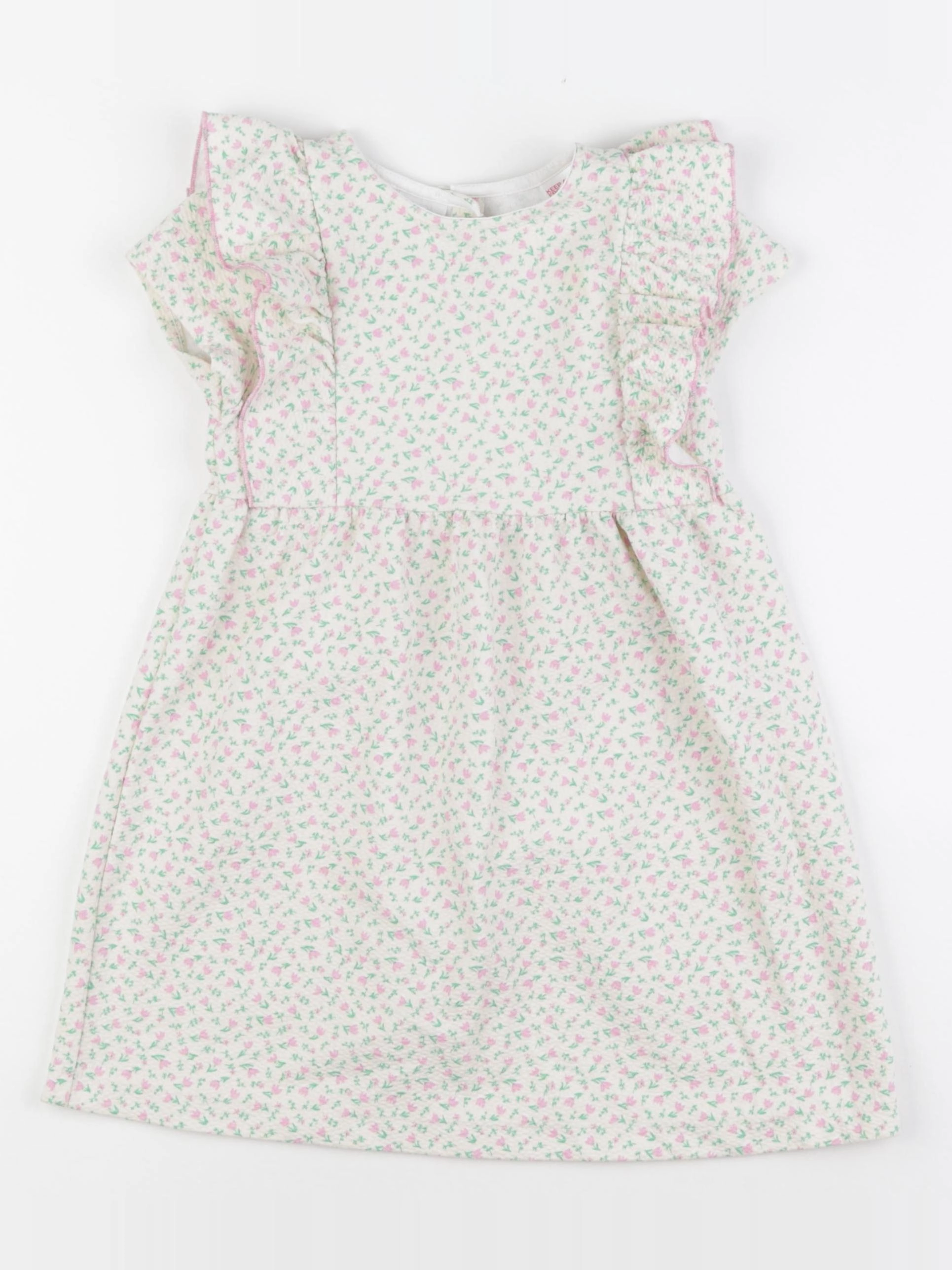 Zara - robe rose, vert - 4/5 ans