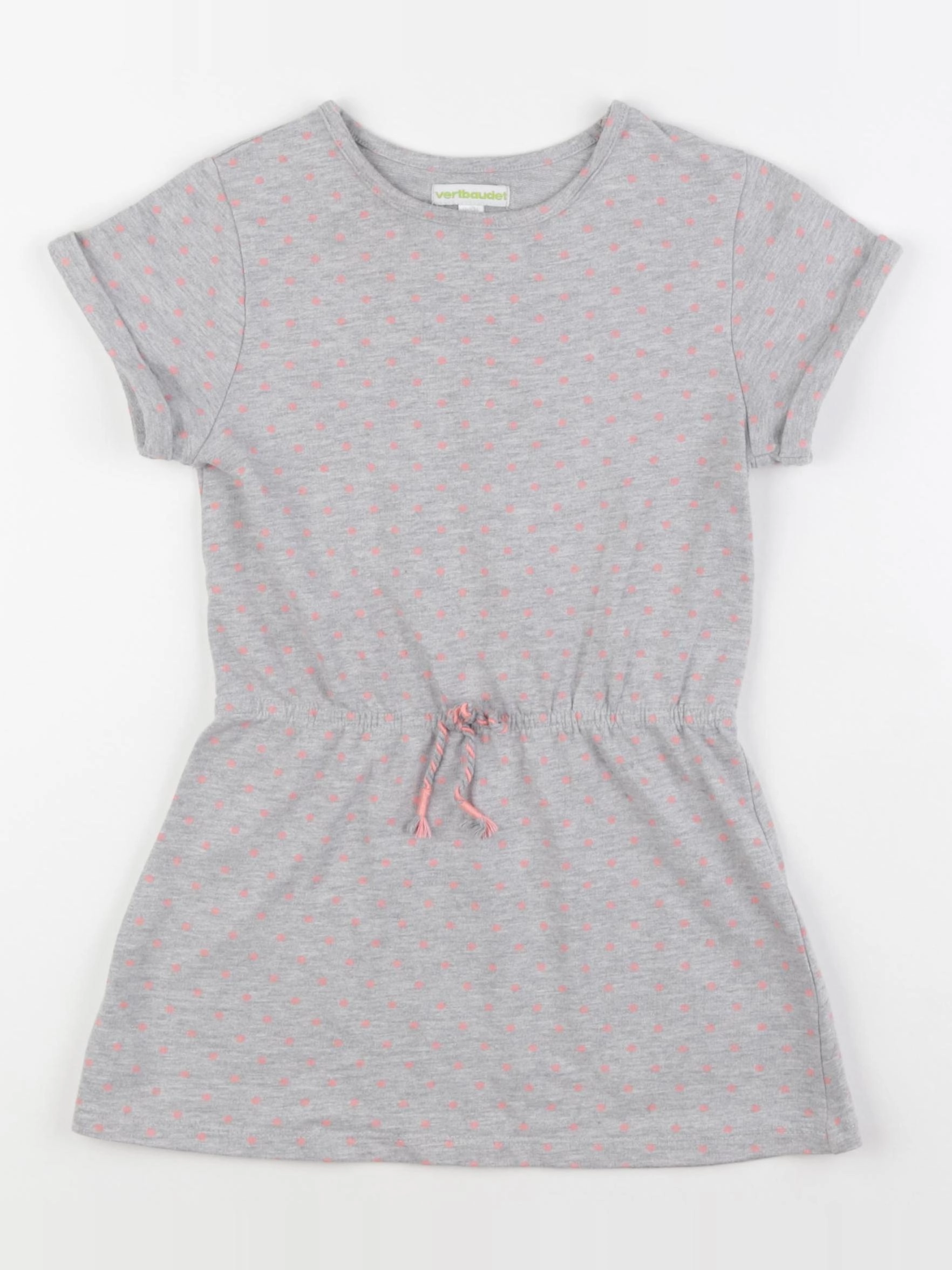 Vertbaudet - robe gris - 5 ans