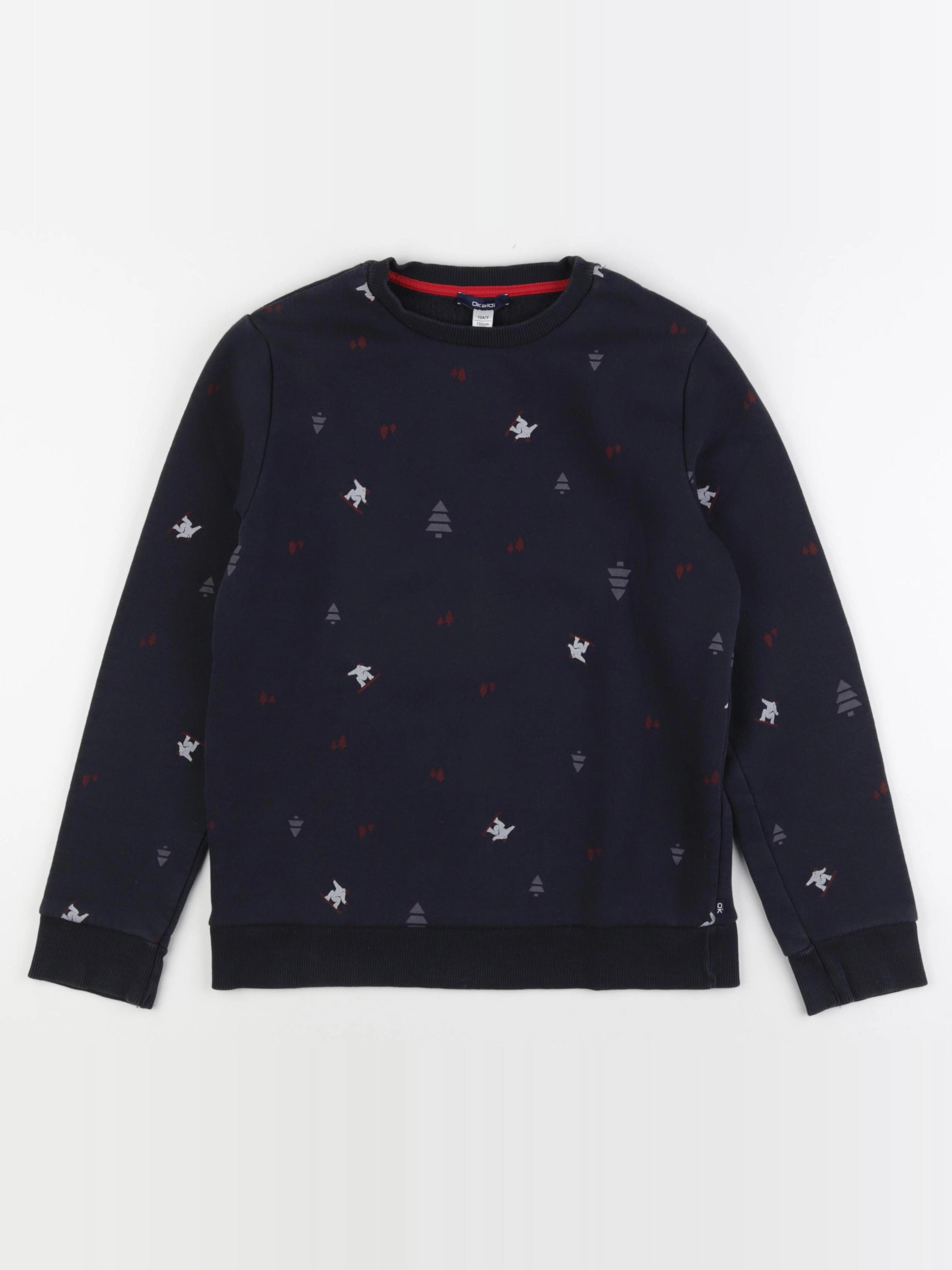 Okaidi - sweat bleu - 12 ans
