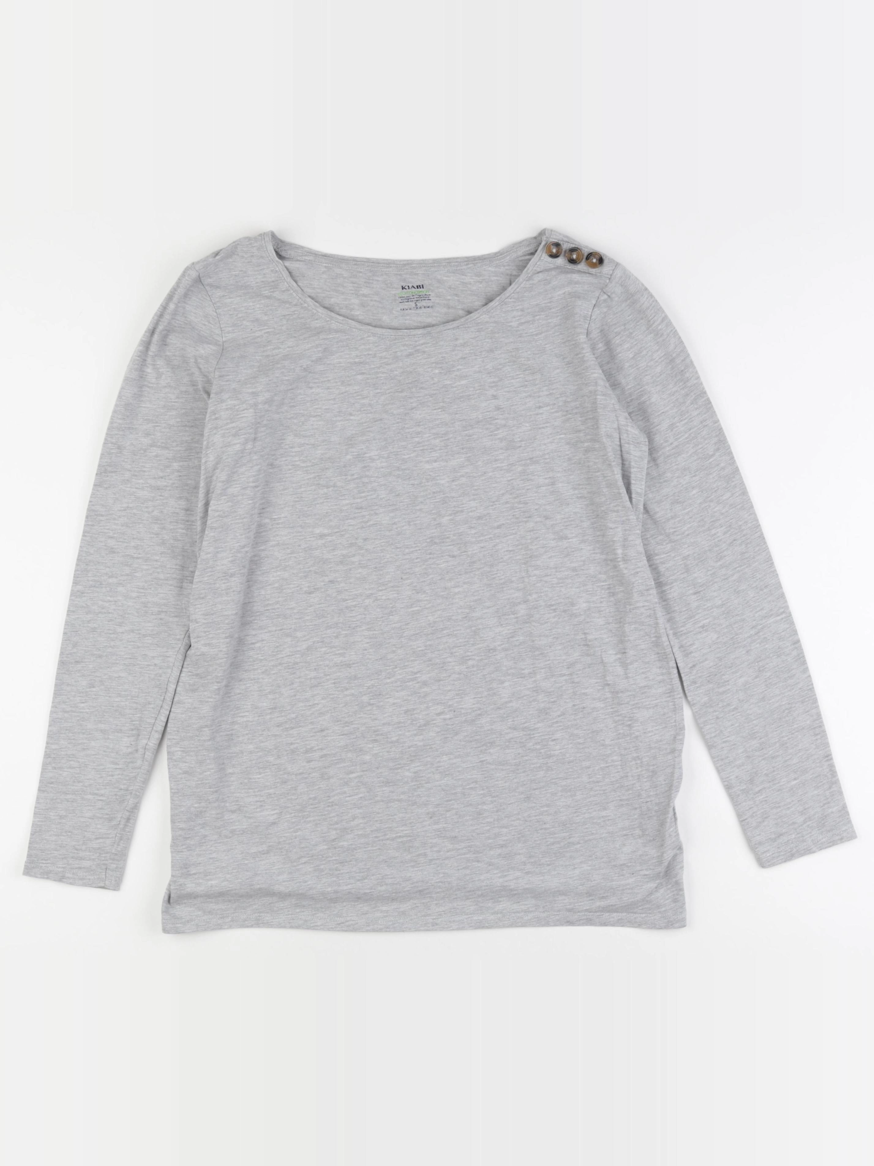 Kiabi - tee-shirt grossesse gris - S