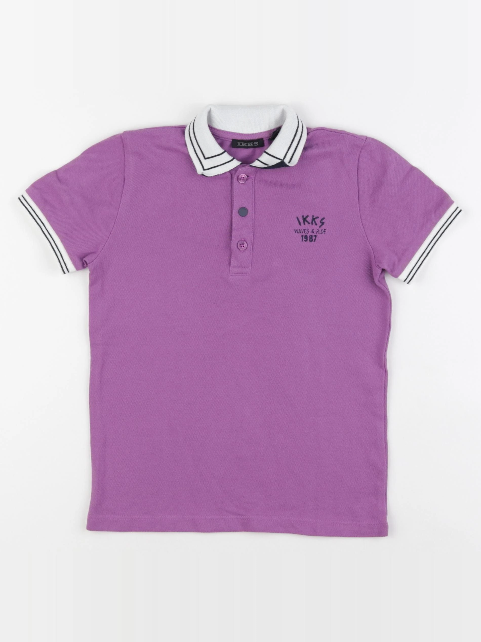 IKKS - polo violet - 4 ans
