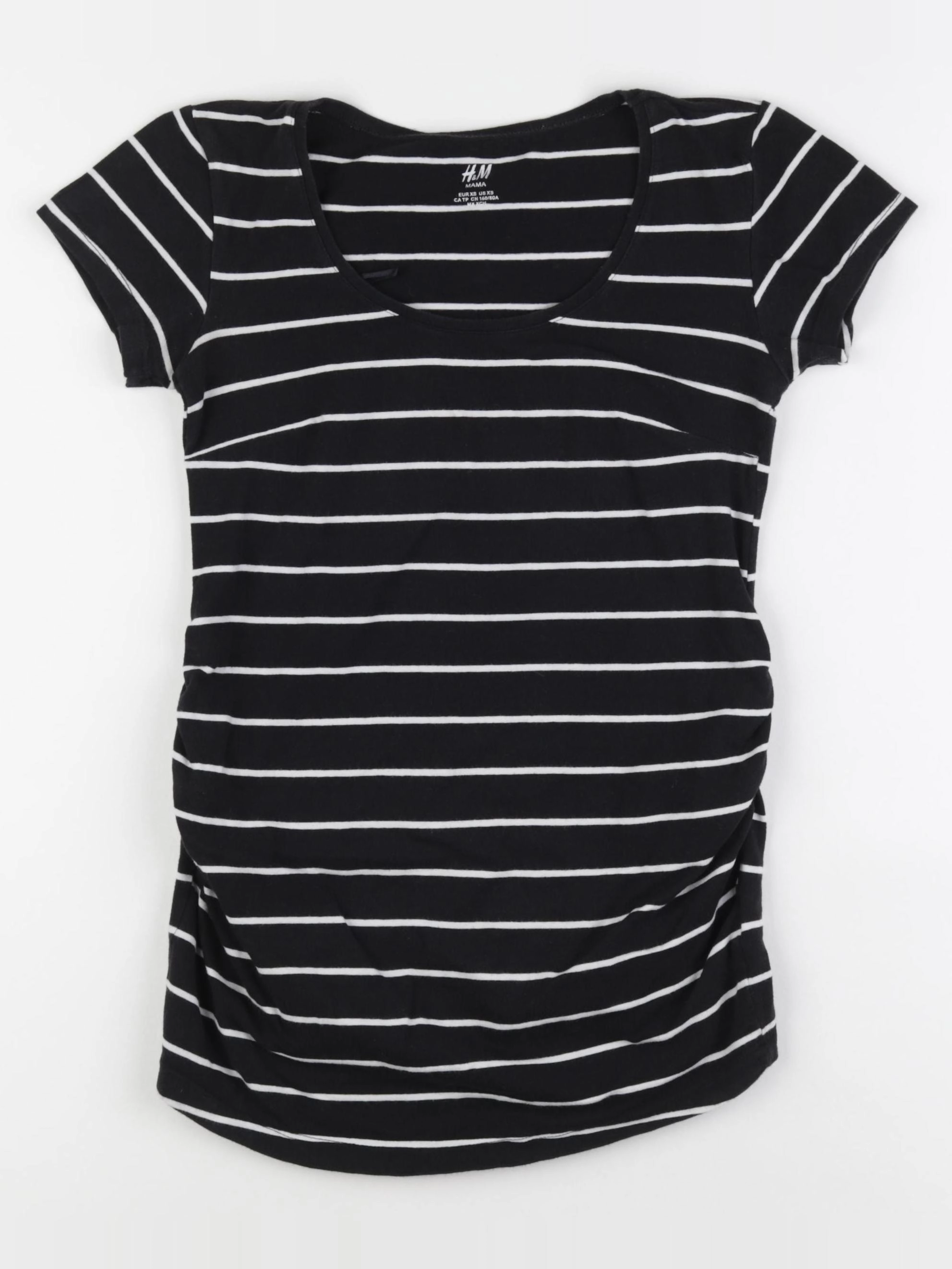 H&M - tee-shirt allaitement noir - XS