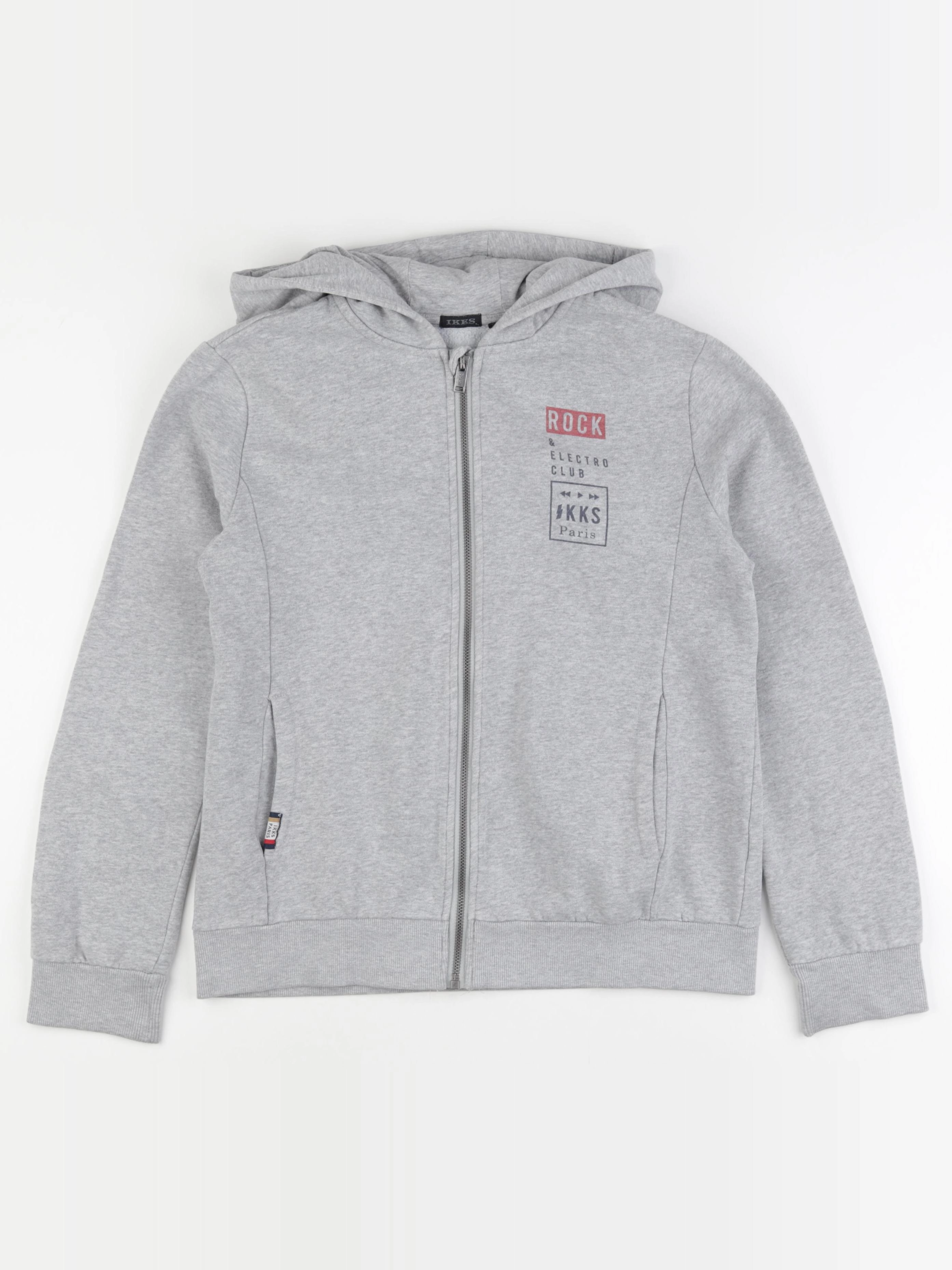 IKKS - sweat gris - 14 ans