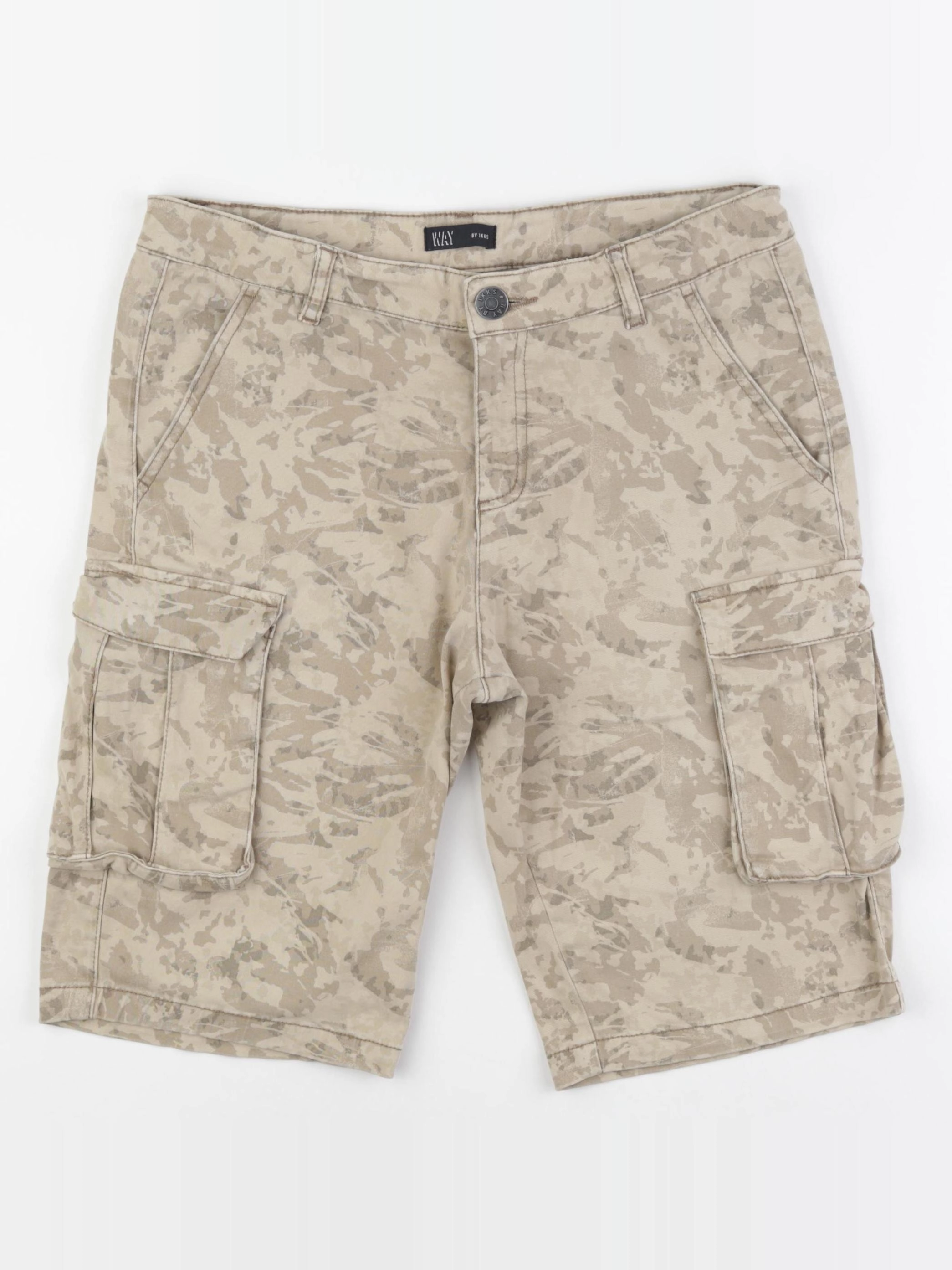 IKKS - short beige, marron - 14 ans