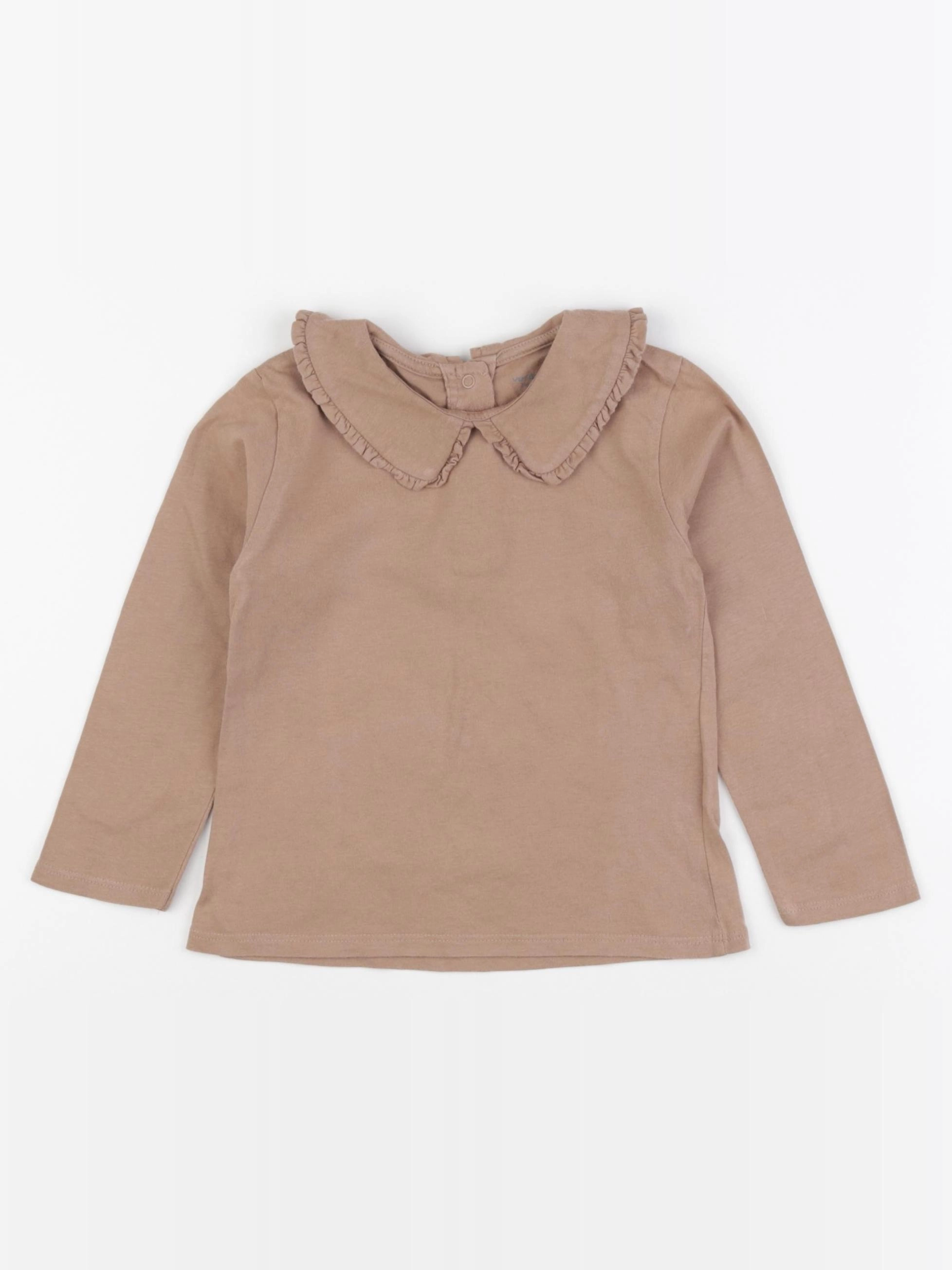 Vertbaudet - tee-shirt marron - 2 ans