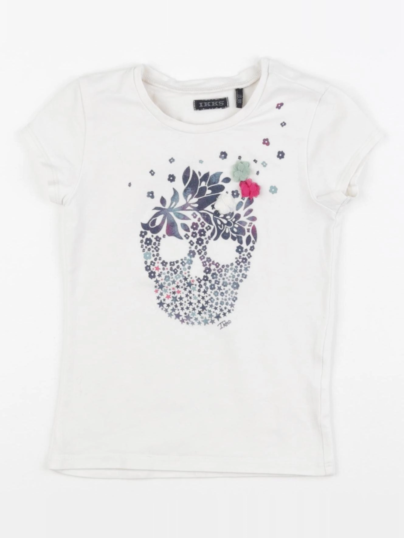 IKKS - tee-shirt blanc - 3 ans