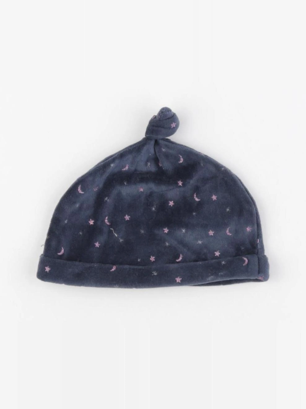 La Redoute - bonnet de naissance bleu - 1 mois