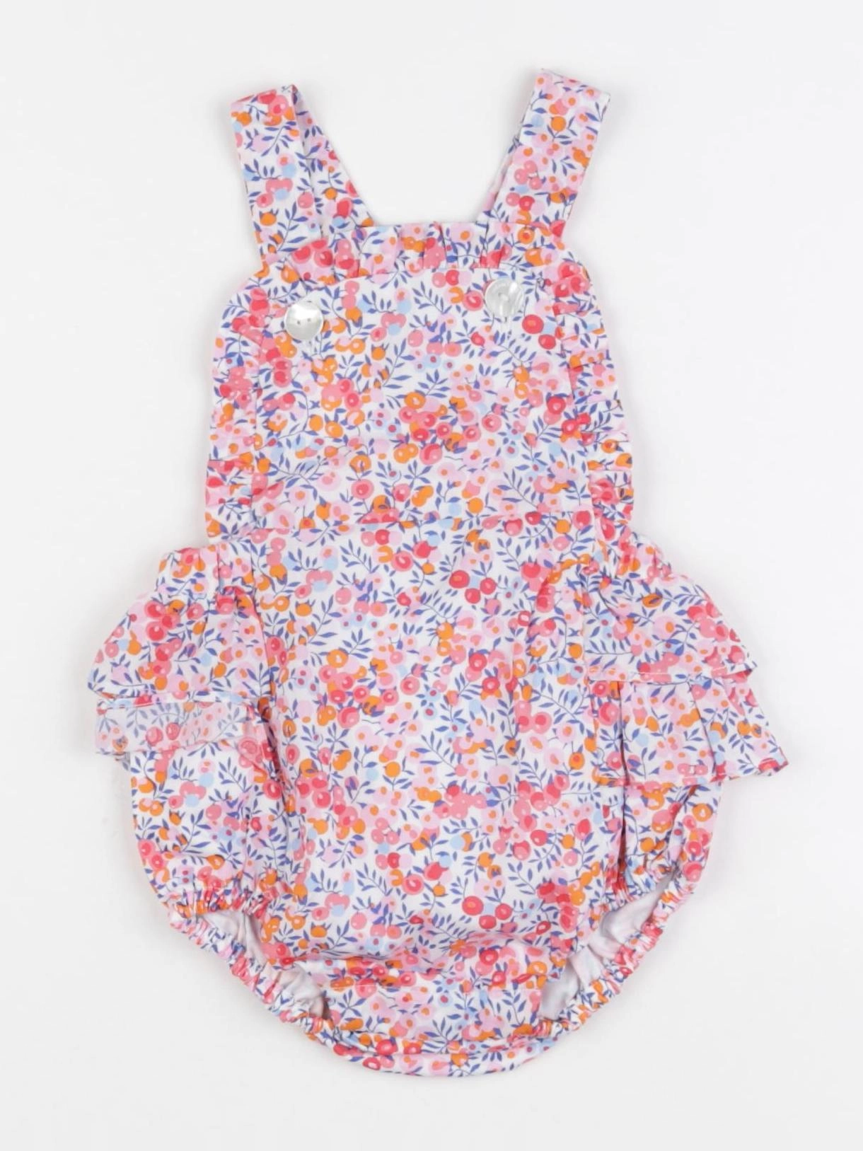 Jacadi - combinaison liberty multicolore - 6 mois