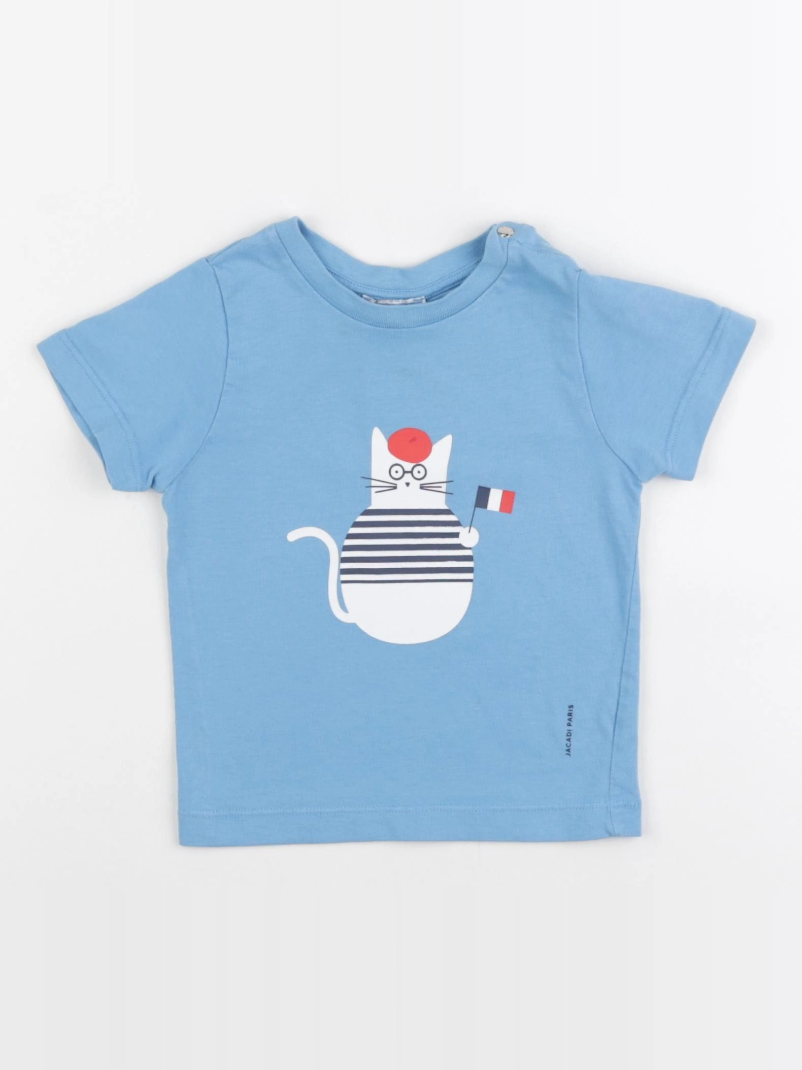 Jacadi - tee-shirt bleu - 24 mois