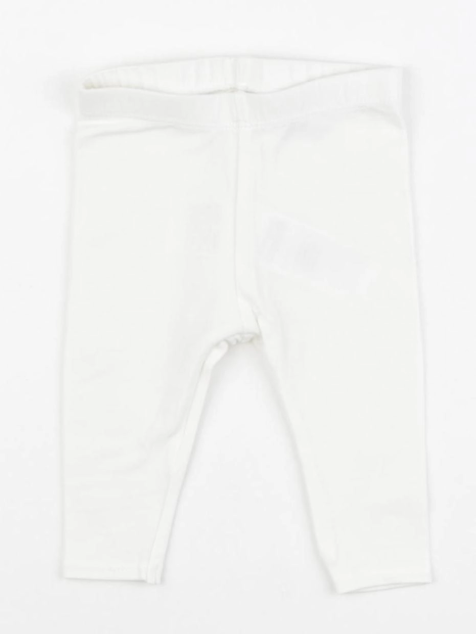 Vertbaudet - legging blanc - 3 mois