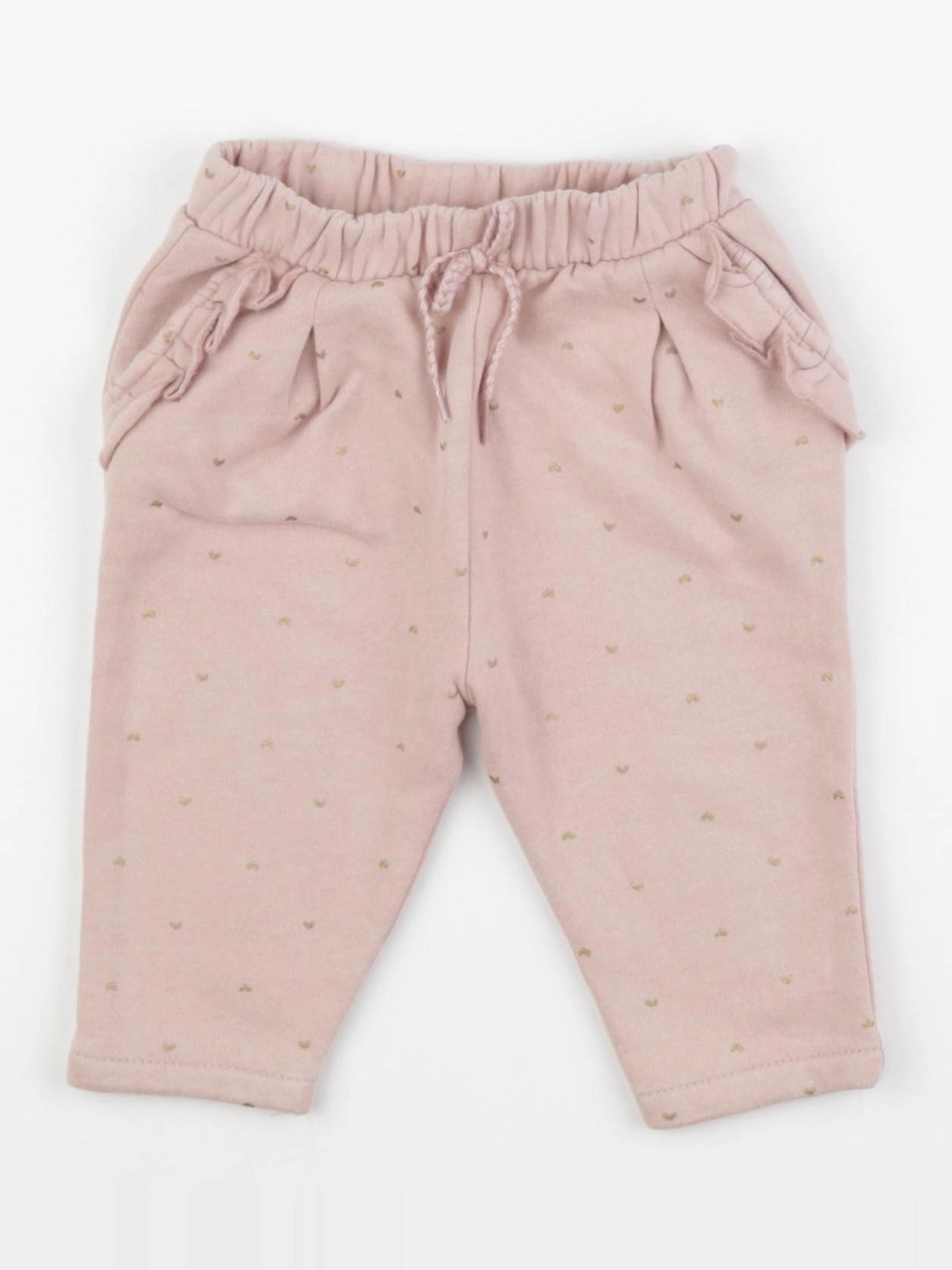 Vertbaudet - pantalon rose - 9 mois