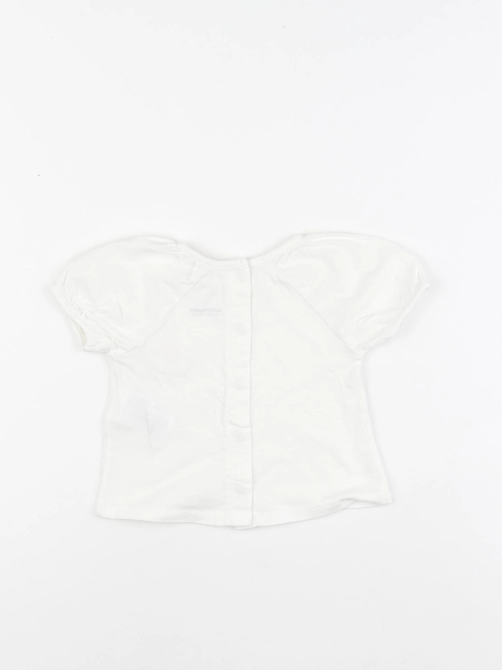 Vertbaudet - tee-shirt blanc - 3 mois