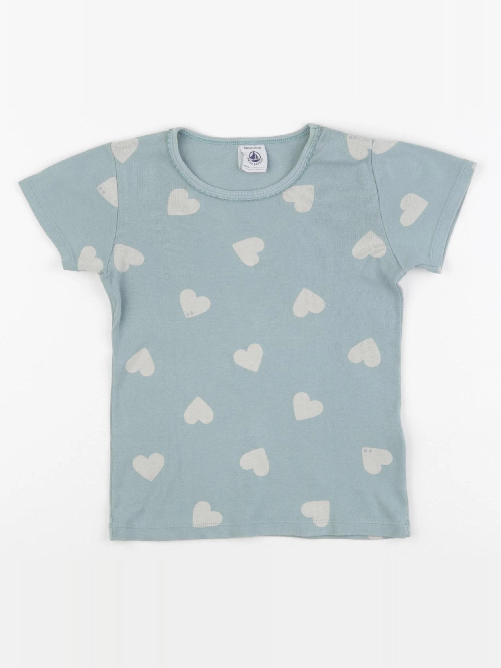 Petit Bateau - maillot de corps vert - 5 ans