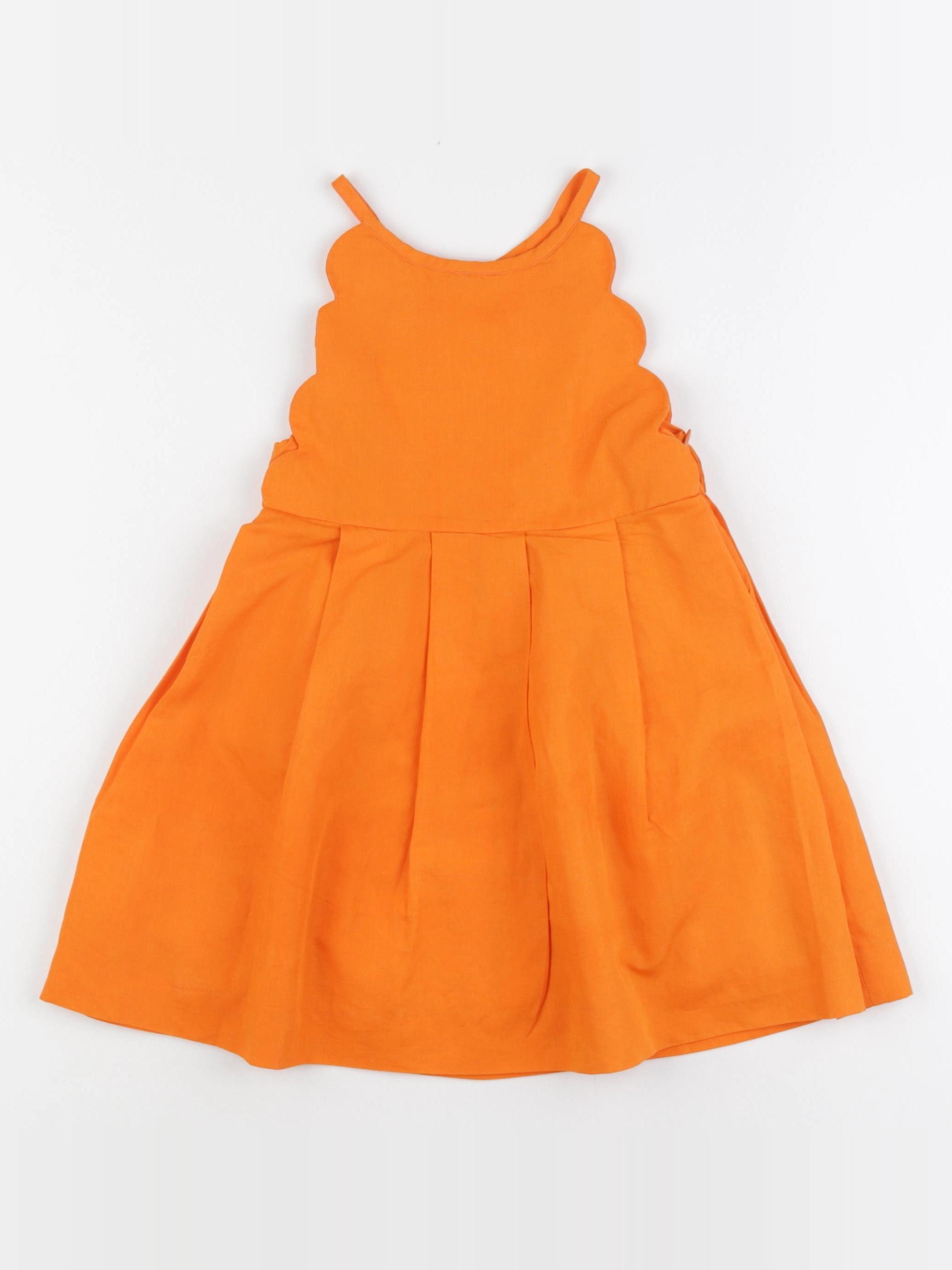 Jacadi - robe orange - 3 ans