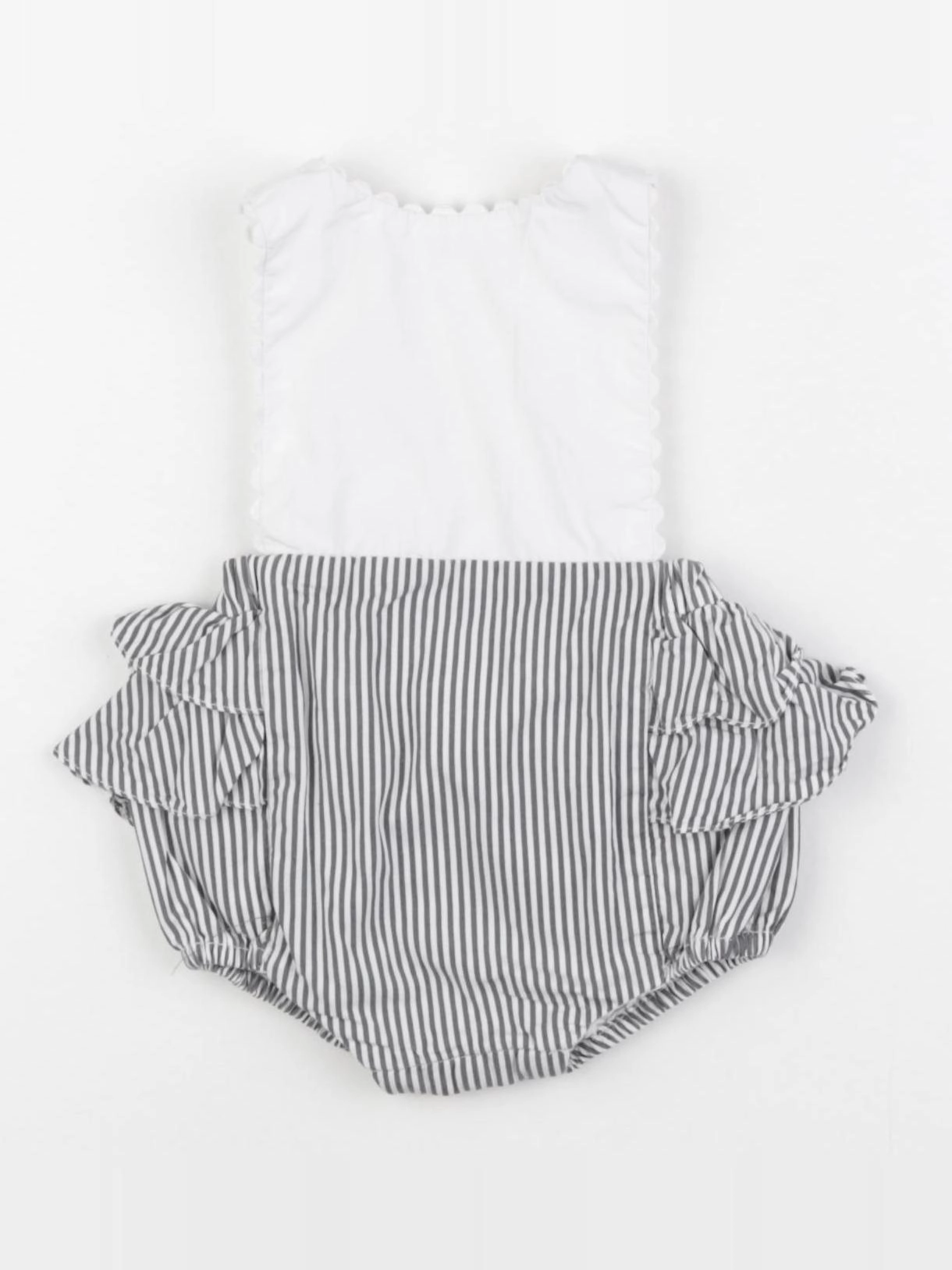 Jacadi - combinaison blanc, gris - 3 mois