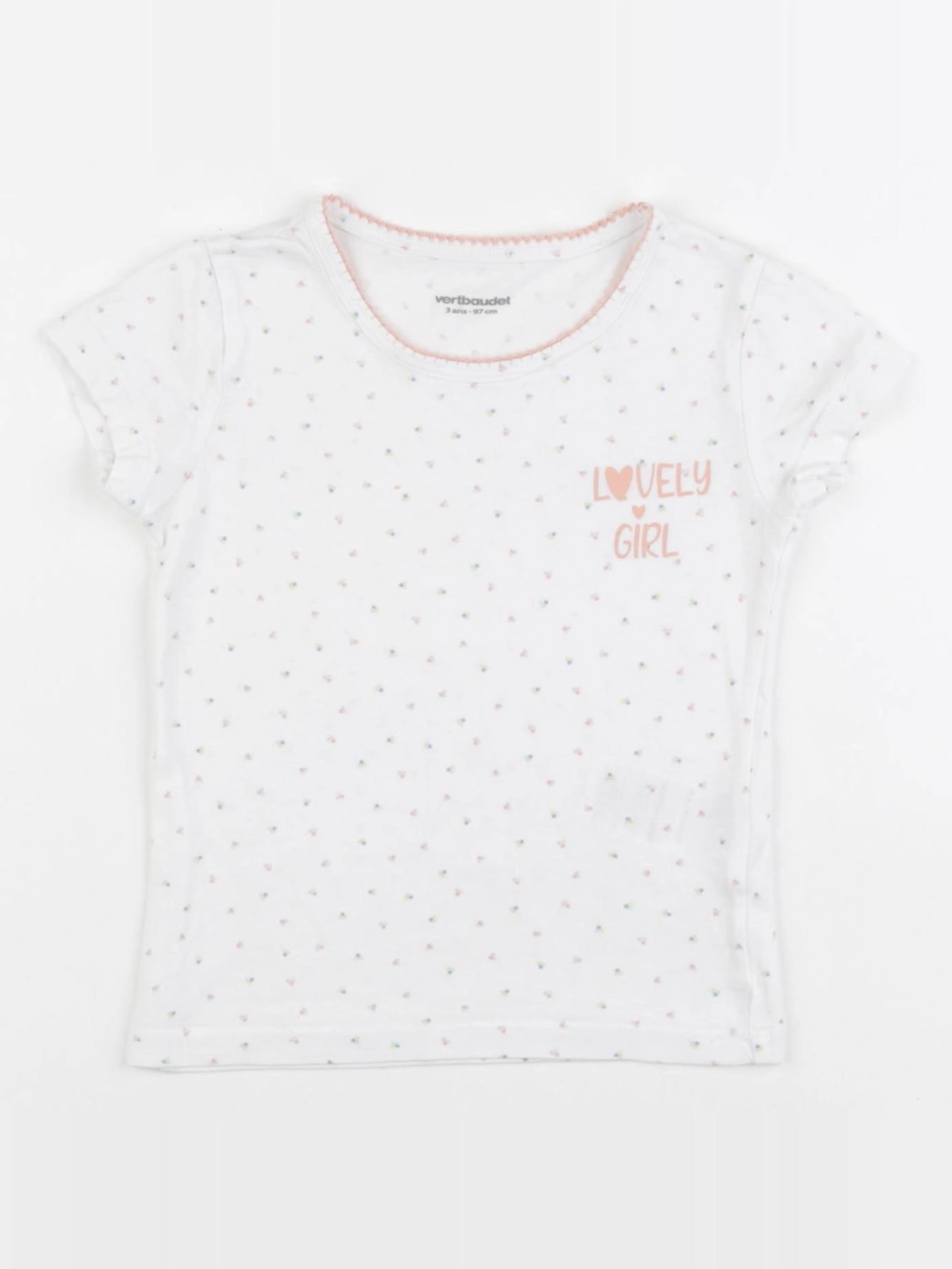 Vertbaudet - maillot de corps multicolore - 3 ans