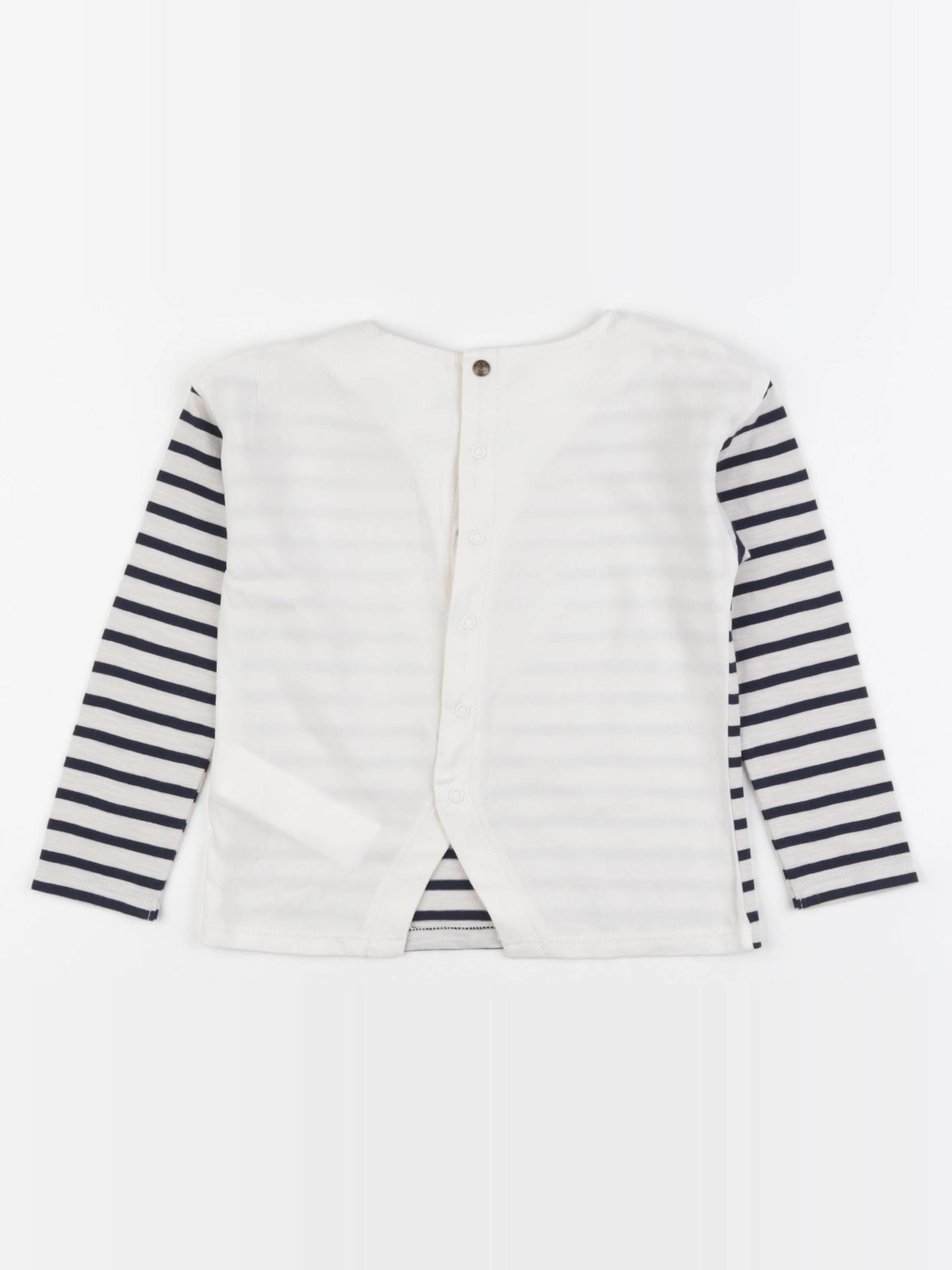 IKKS - tee-shirt beige, bleu - 3 ans