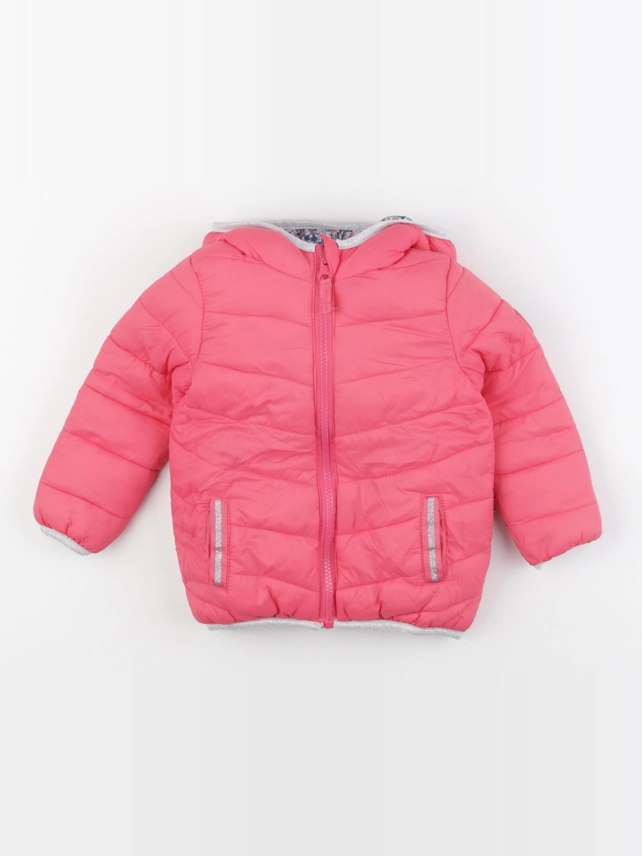 Vertbaudet - doudoune réversible multicolore - 3 ans