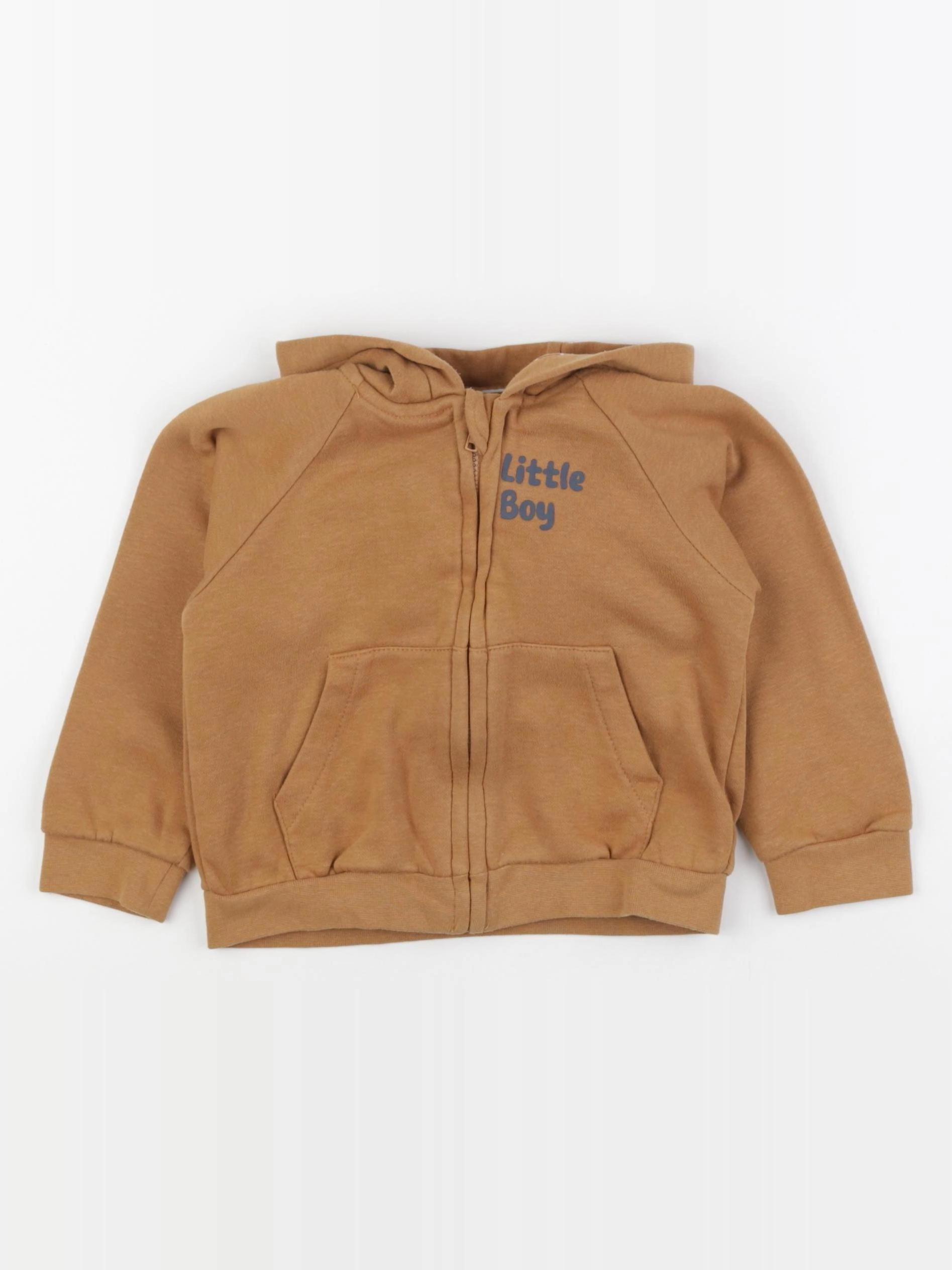 Vertbaudet - sweat marron - 36 mois