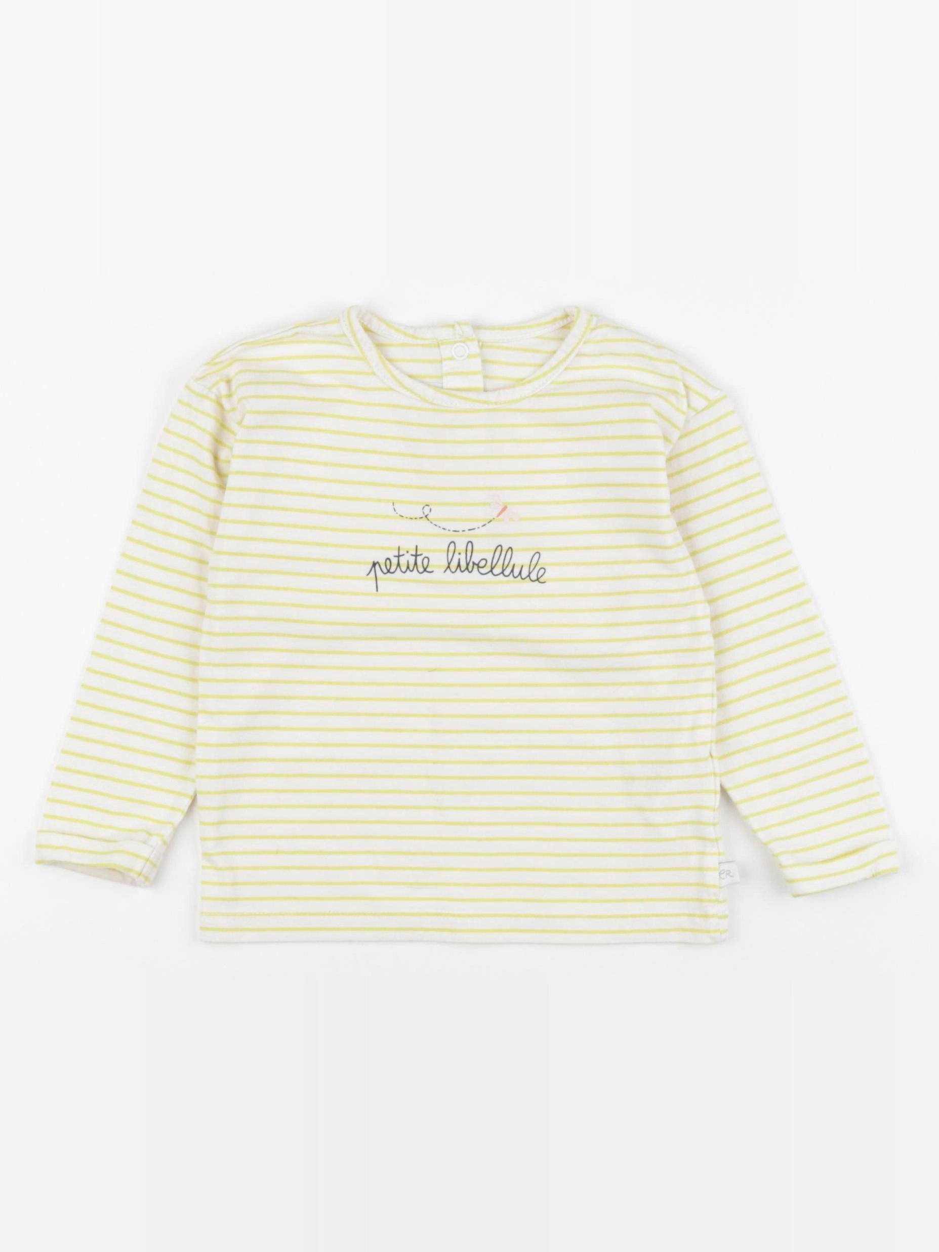 Cadet Rousselle - tee-shirt blanc, vert - 24 mois