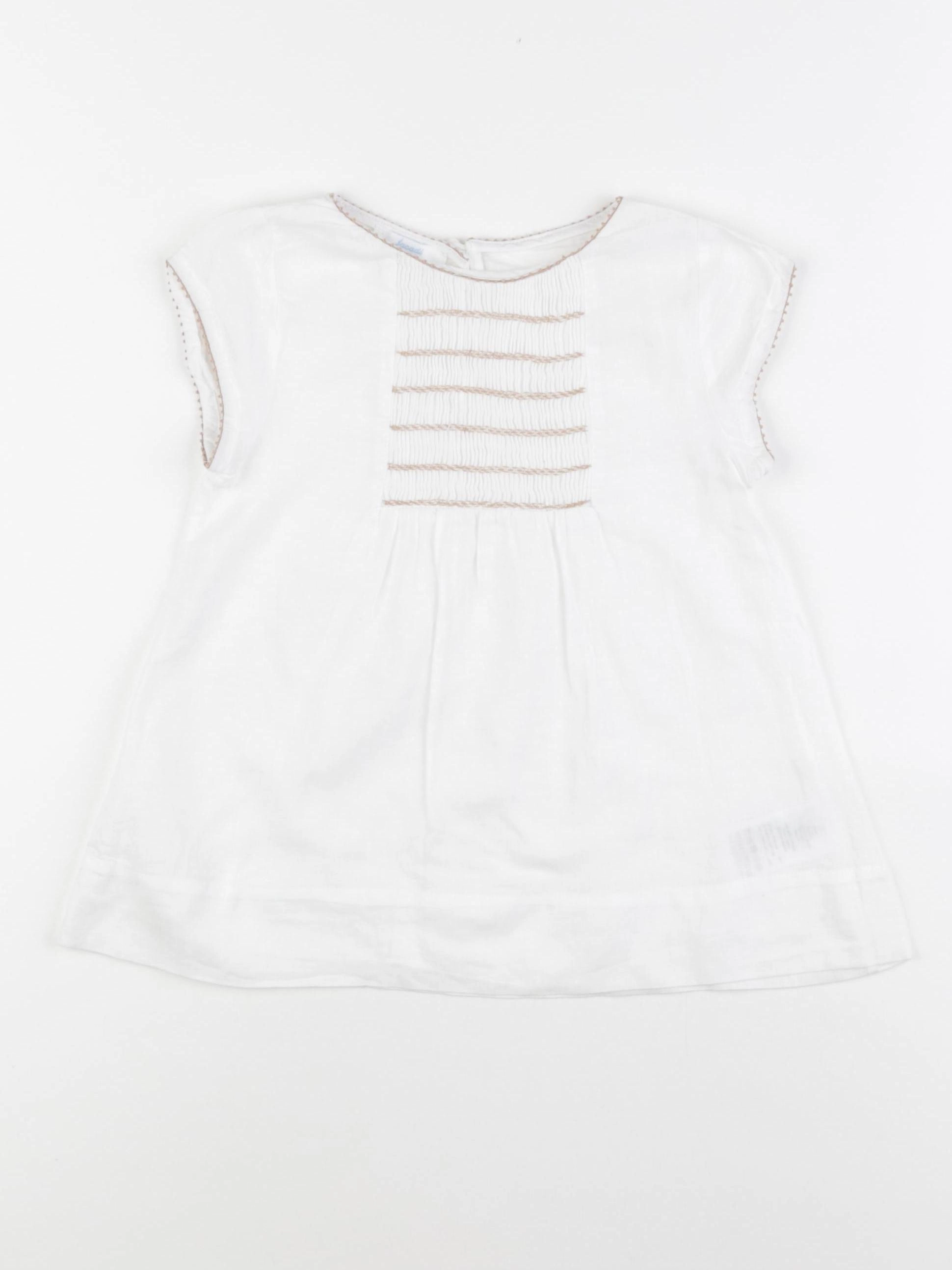 Jacadi - blouse blanc - 6 ans
