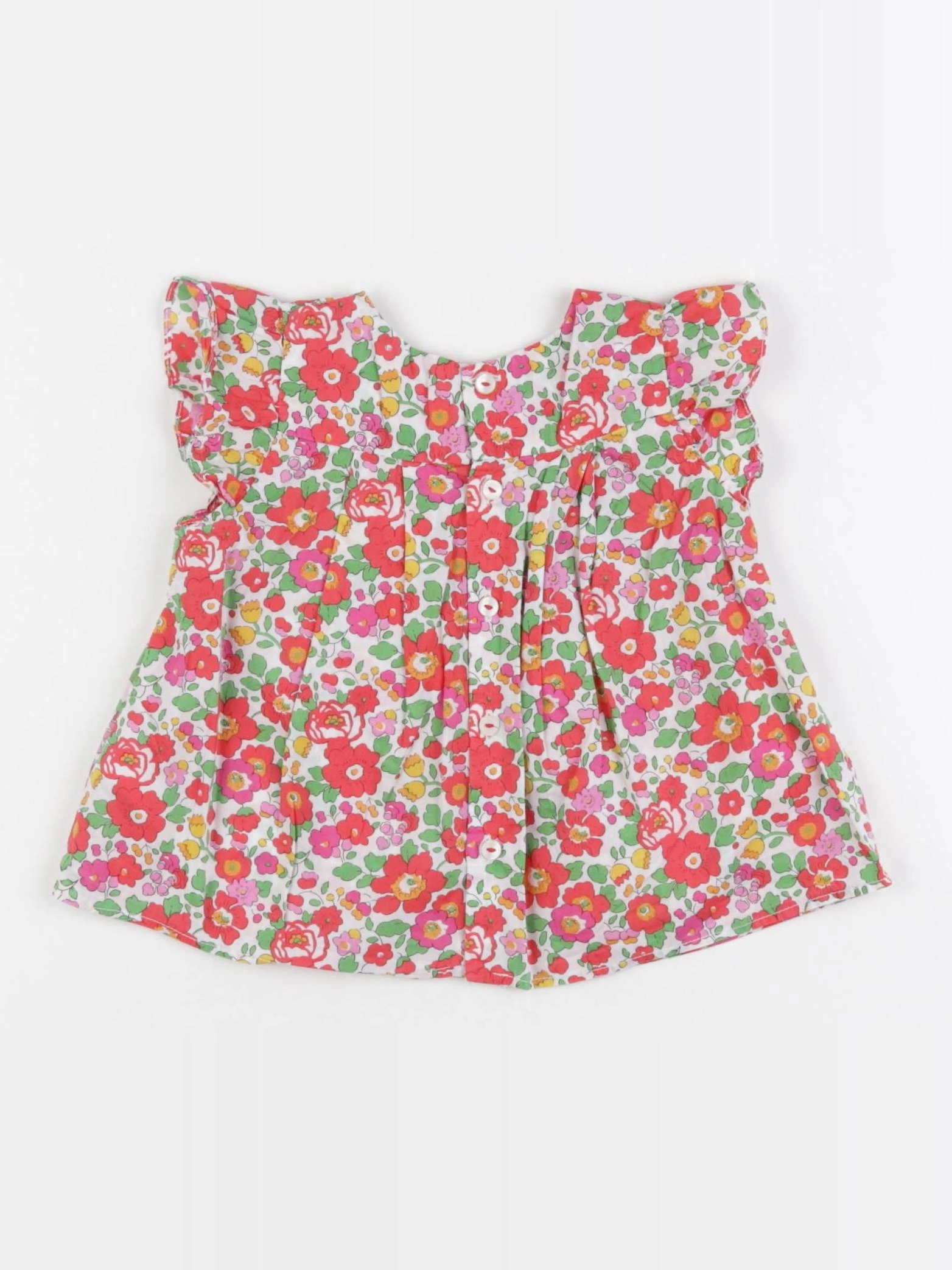 Jacadi - blouse liberty multicolore - 6 mois
