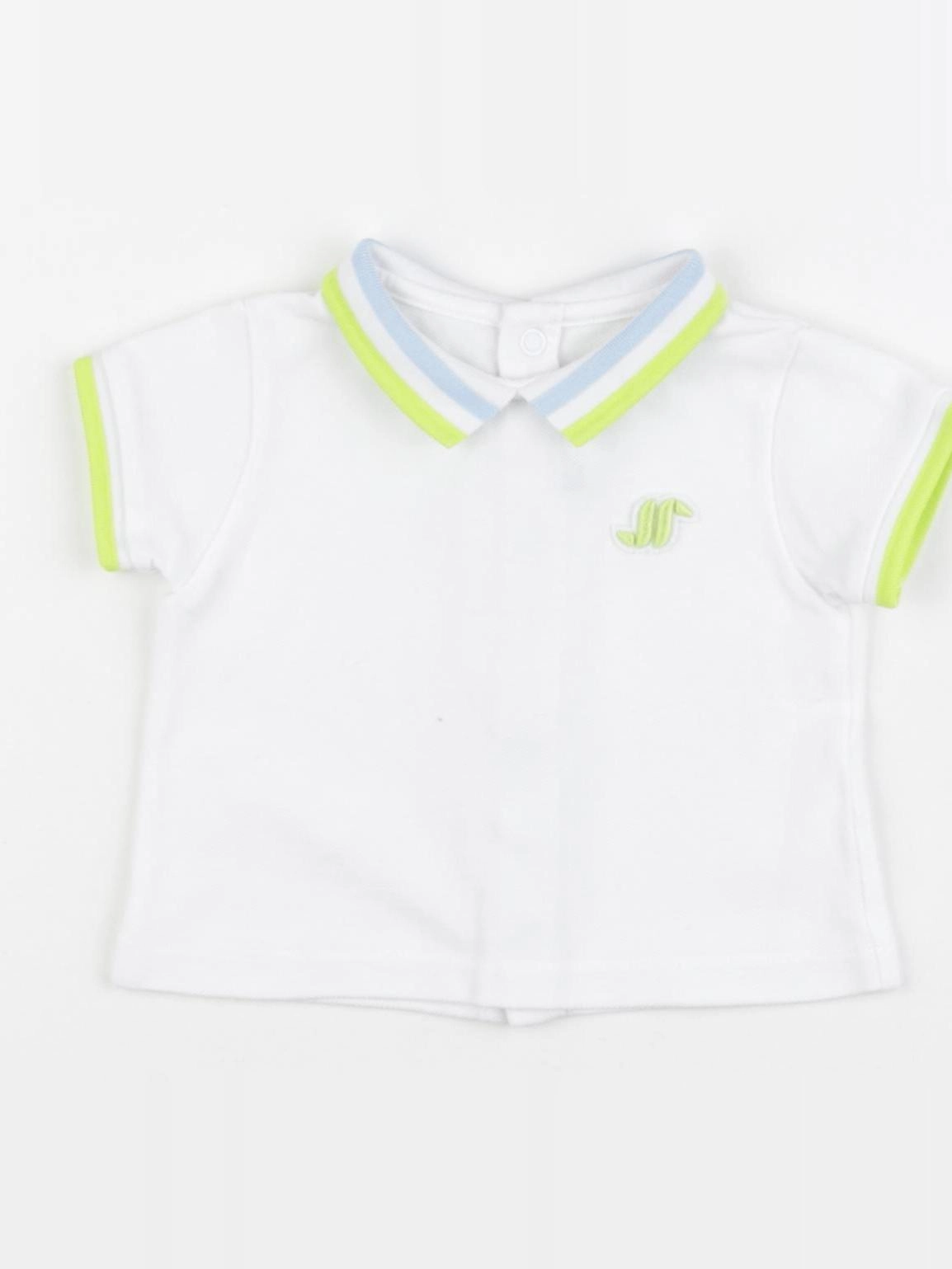 Jacadi - polo blanc - 3 mois