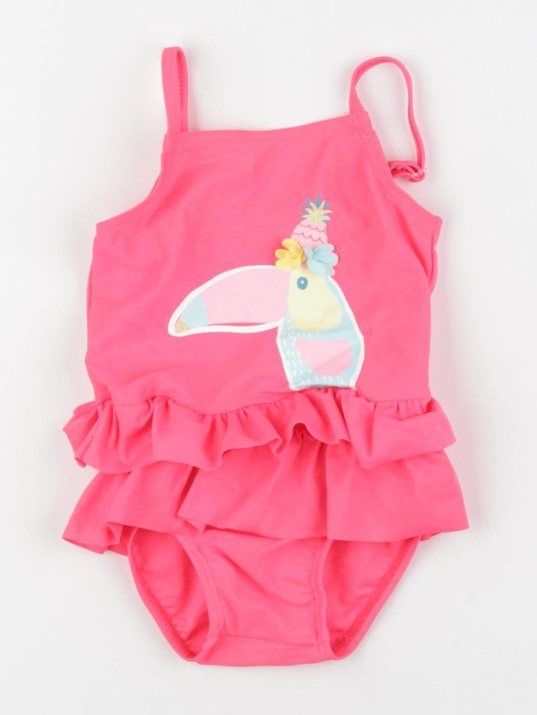 Billie Blush - maillot de bain rose fluo - 9 mois