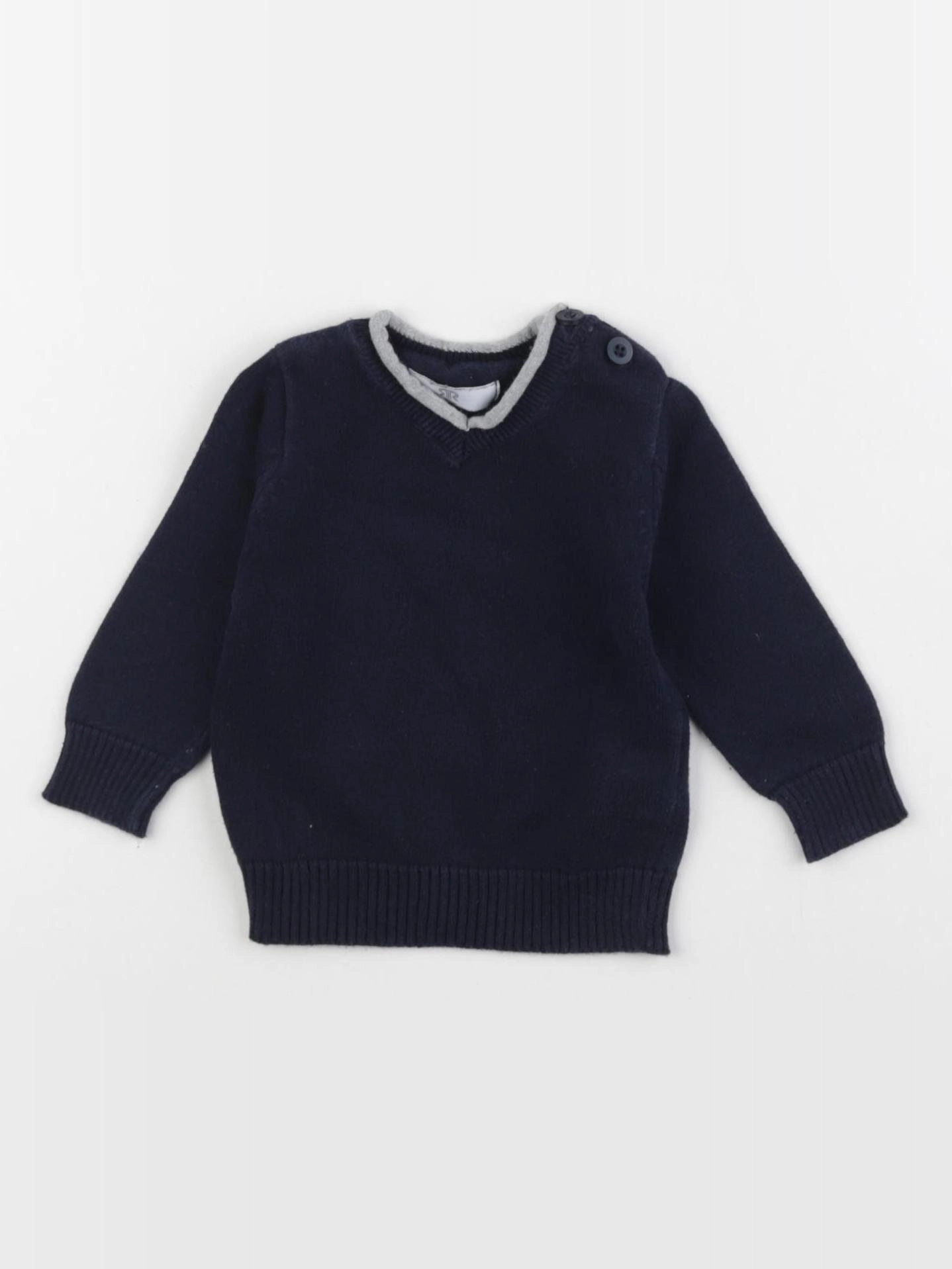 La Redoute - pull bleu - 3 mois